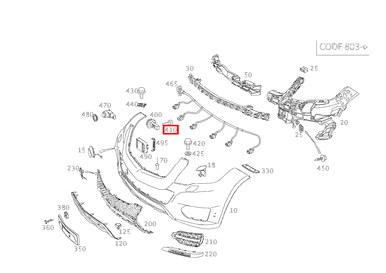 Sechsrundschraube Für Führung an Halter Leuchteinheit; M6X12 GLK 350 4MATIC 204