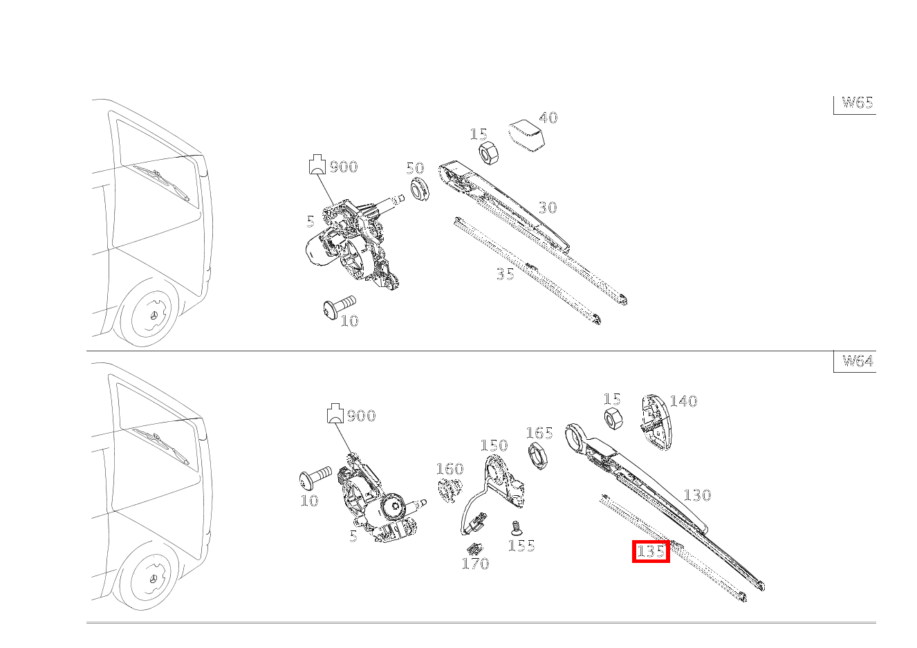 Wischerblatt V 220 d EDITION Kompakt 460