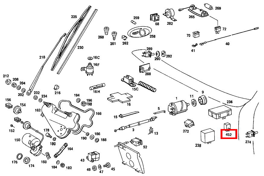 Blinkmodul 450 SEL 6.9 116