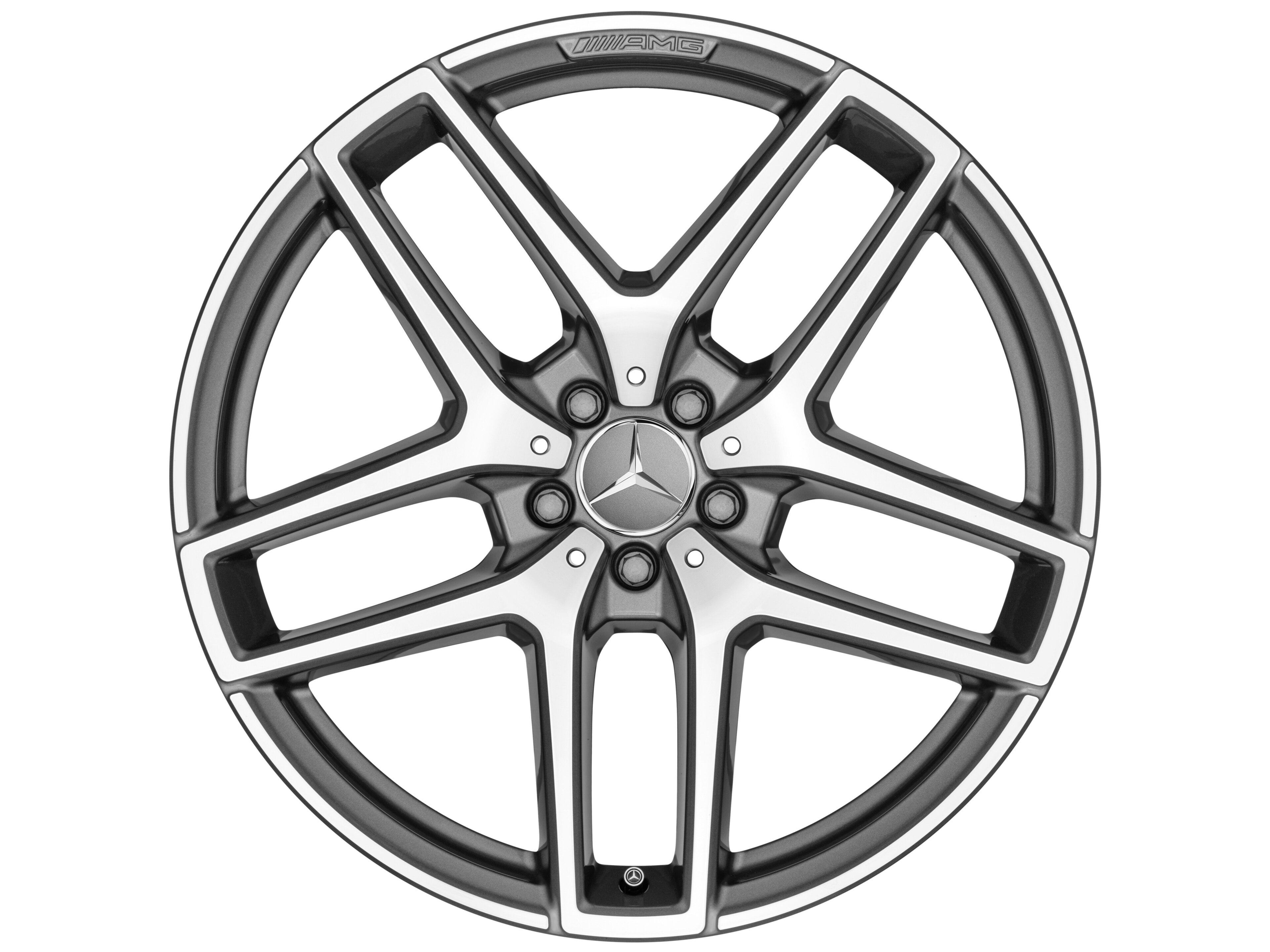 Mercedes-Benz - AMG 5-Doppelspeichen-Rad, 53,3 cm (21 Zoll) AMG 5-Doppelspeichen-Rad, 53,3 cm (21 Zoll)