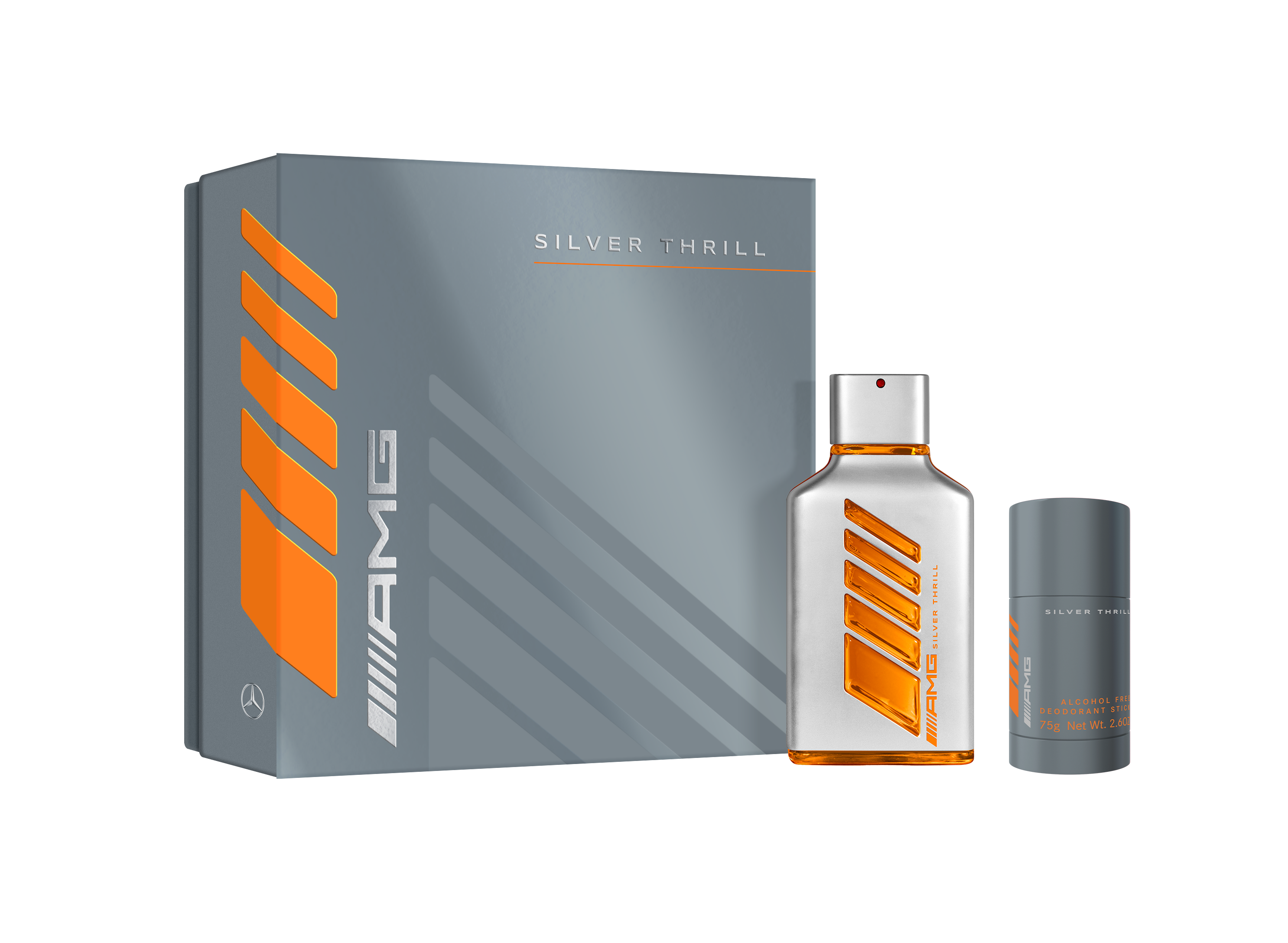 Geschenkset AMG Silver Thrill, EdP