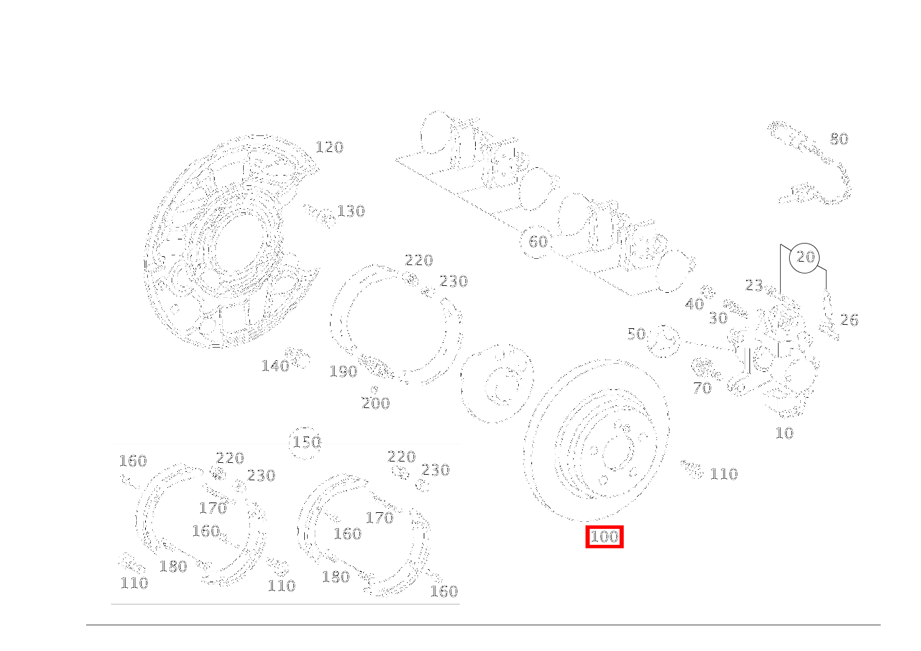 Bremsscheibe CL 200 (CL) 203 Bremsscheibe CL 200 (CL) 203