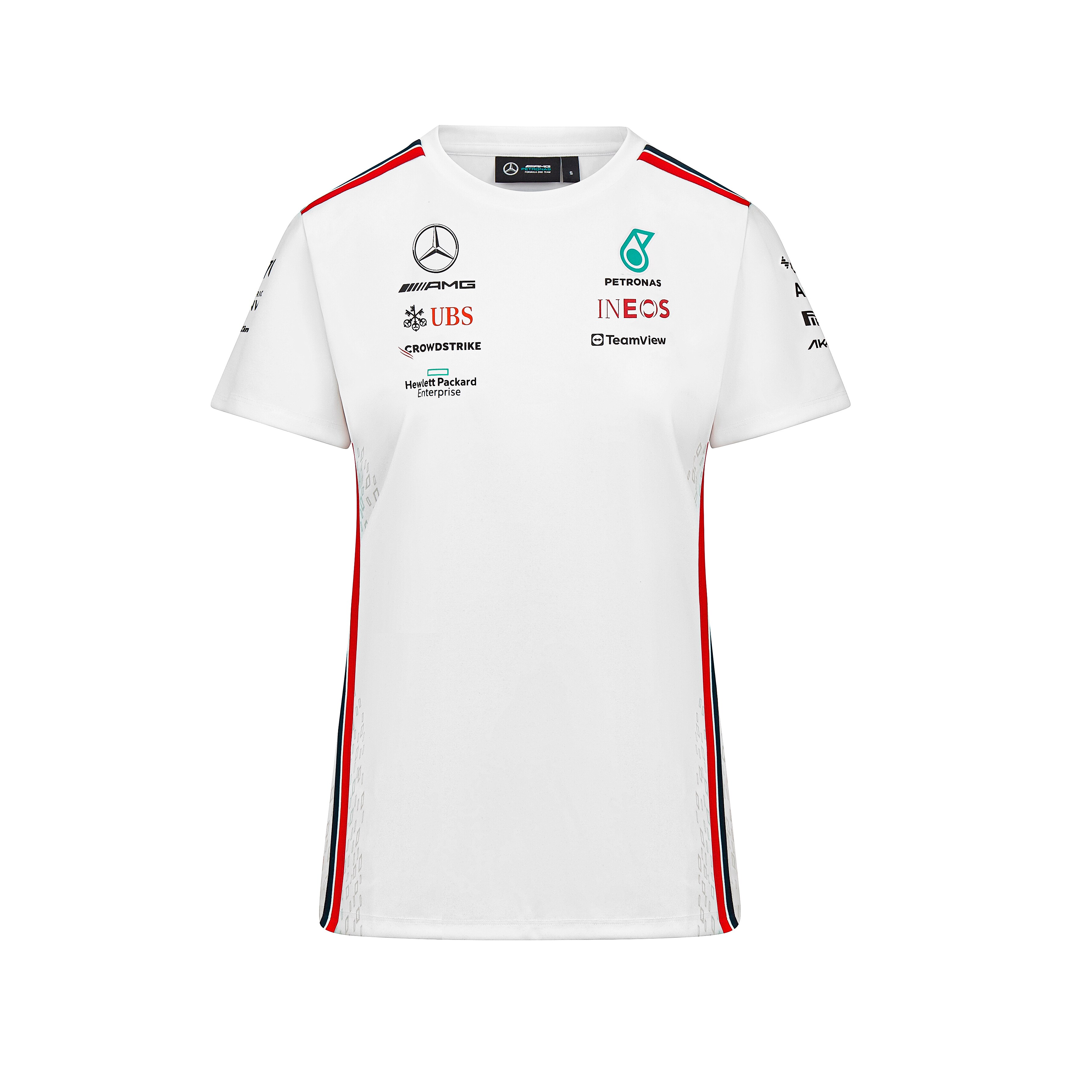 T-Shirt Damen, Team, Mercedes-AMG F1, weiß