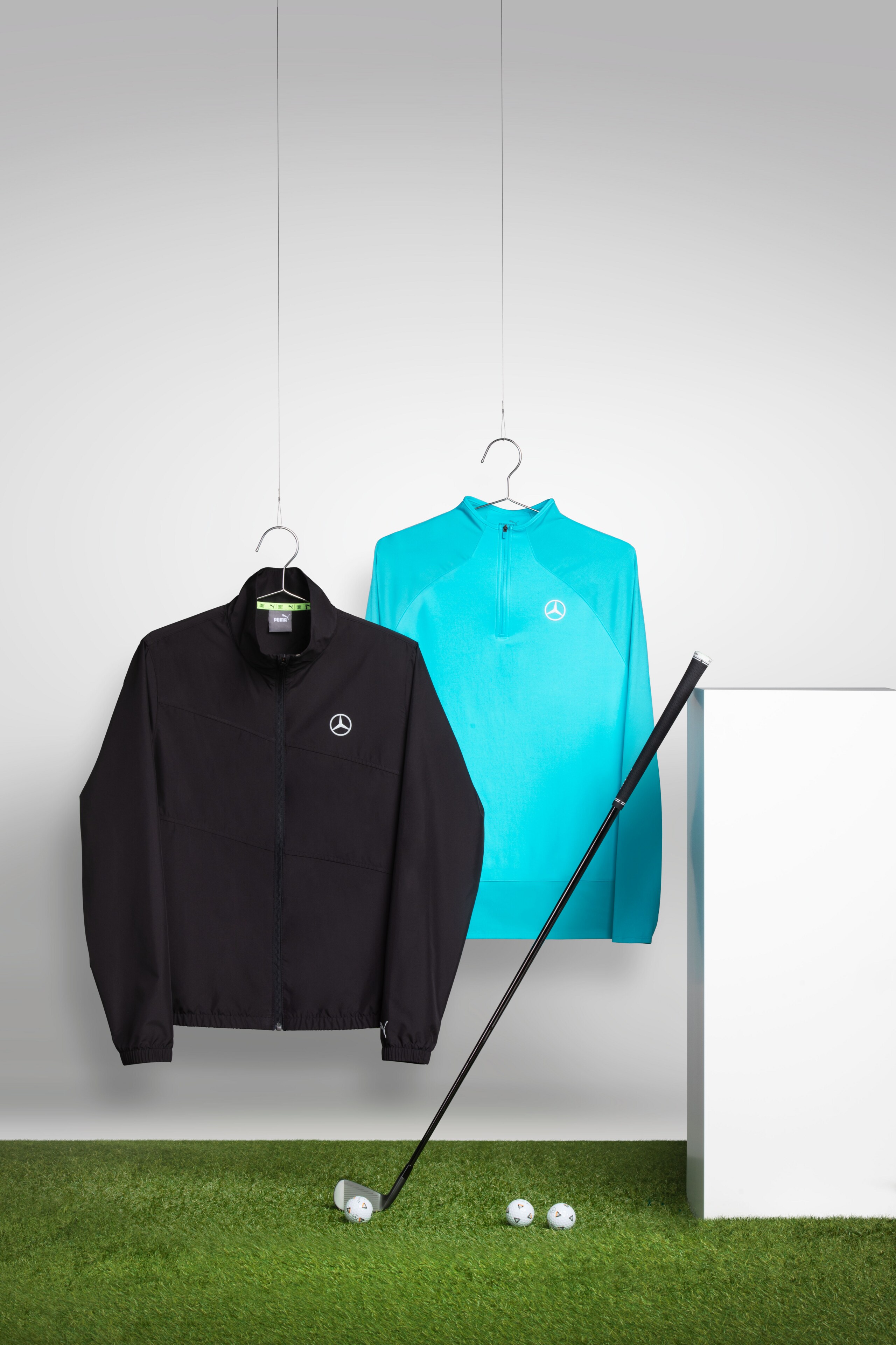 Mercedes-Benz - Ladies' golf sweater & Ladies' golf wind jacket & Golf balls (set of 3) Ladies' golf sweater & Ladies' golf wind jacket & Golf balls (set of 3)