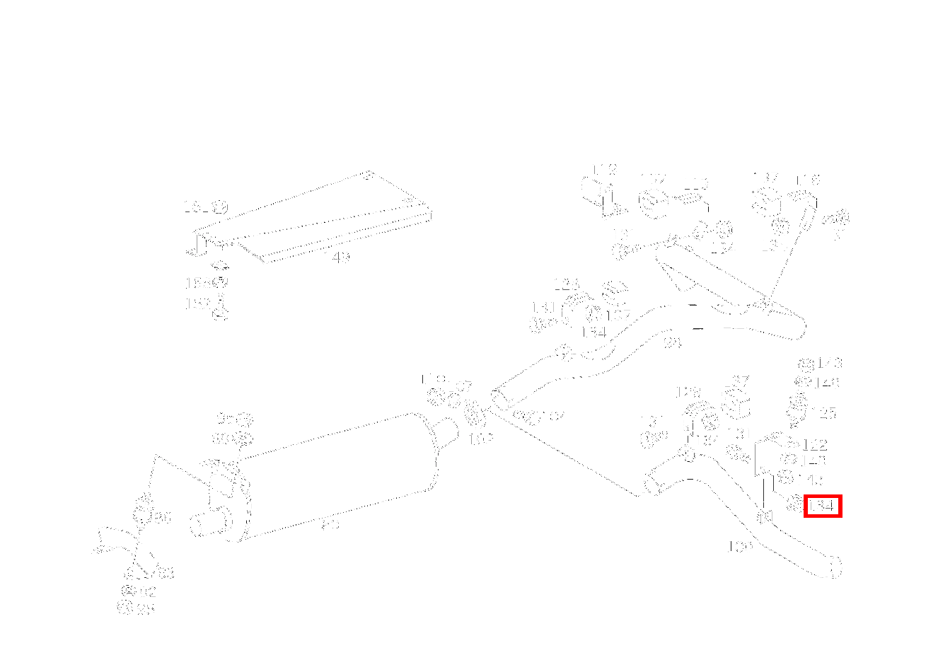 Sechskantmutter HALTER AN AUSPUFFROHR; M8 250 GD 461