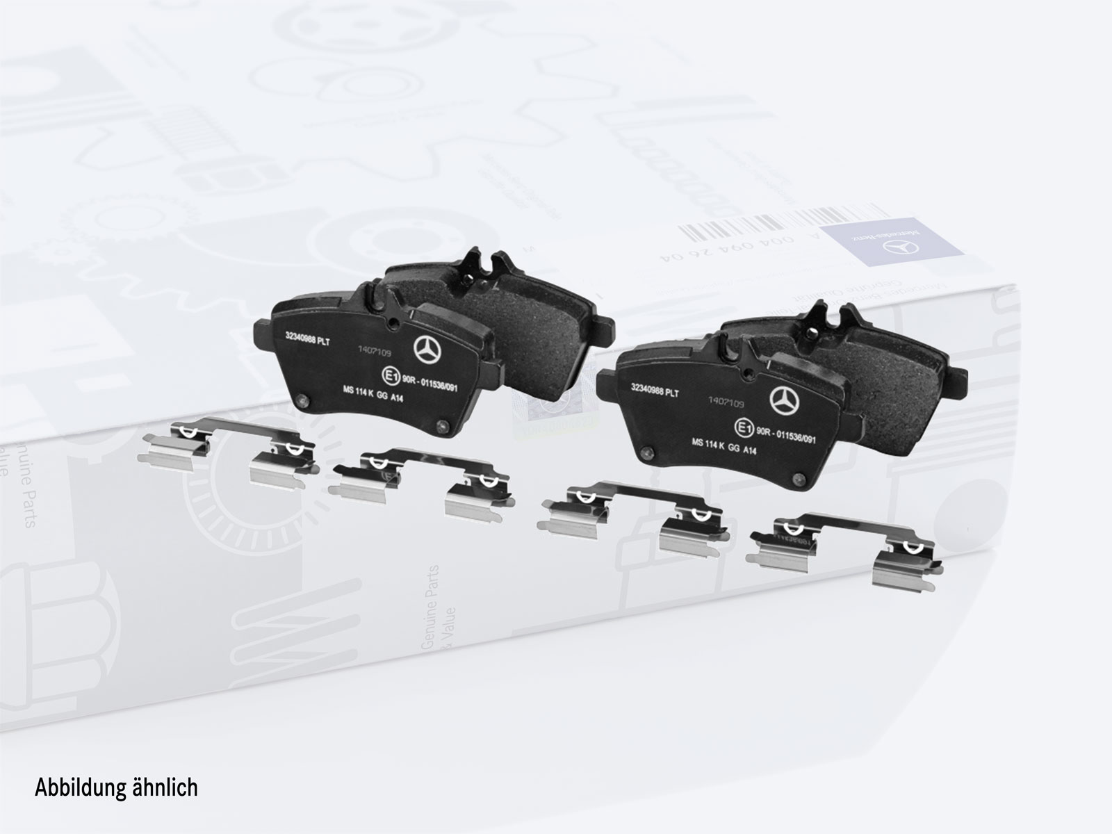 Mercedes-Benz - TEILESATZ BREMSBELAG Teilenummer A0074207520 A0074207520