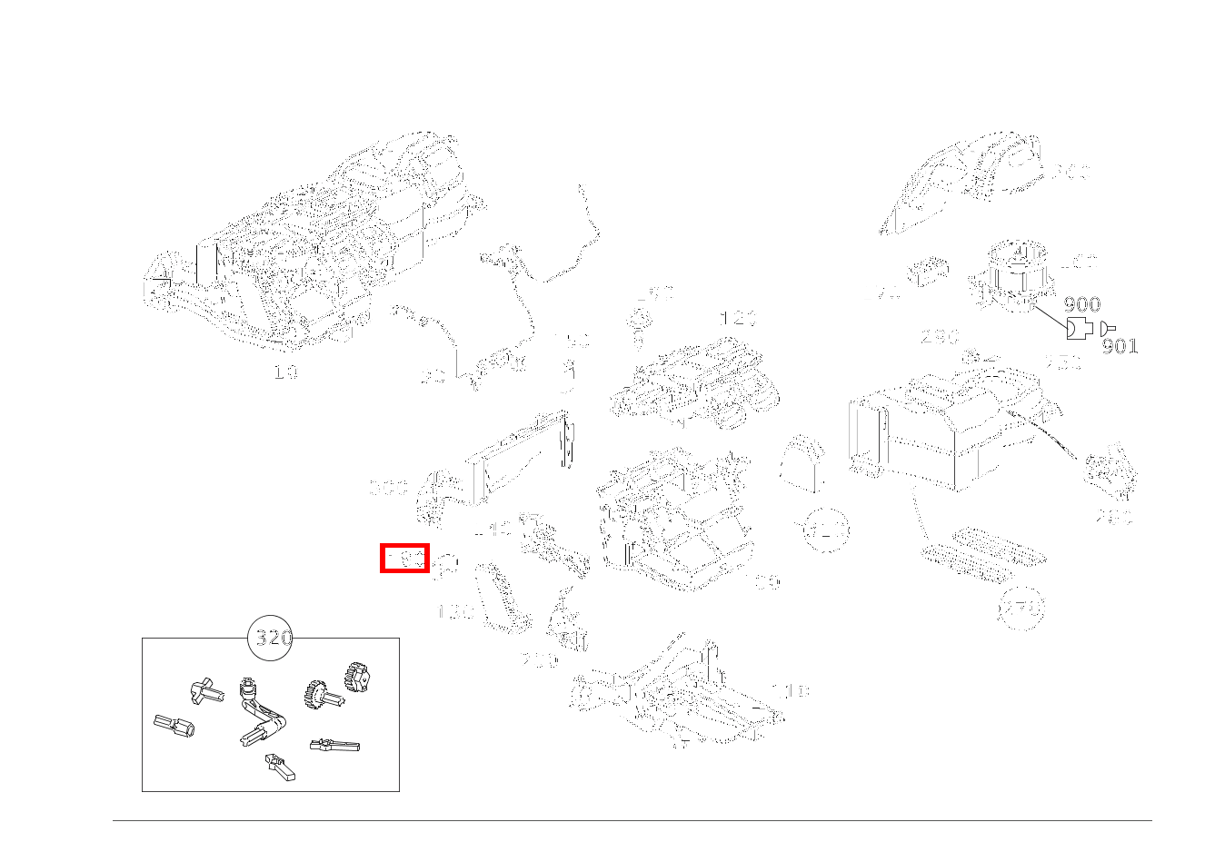 SPANNFEDER KLIMAKASTEN SL 65 AMG Roadster BCA 230 SPANNFEDER KLIMAKASTEN SL 65 AMG Roadster BCA 230