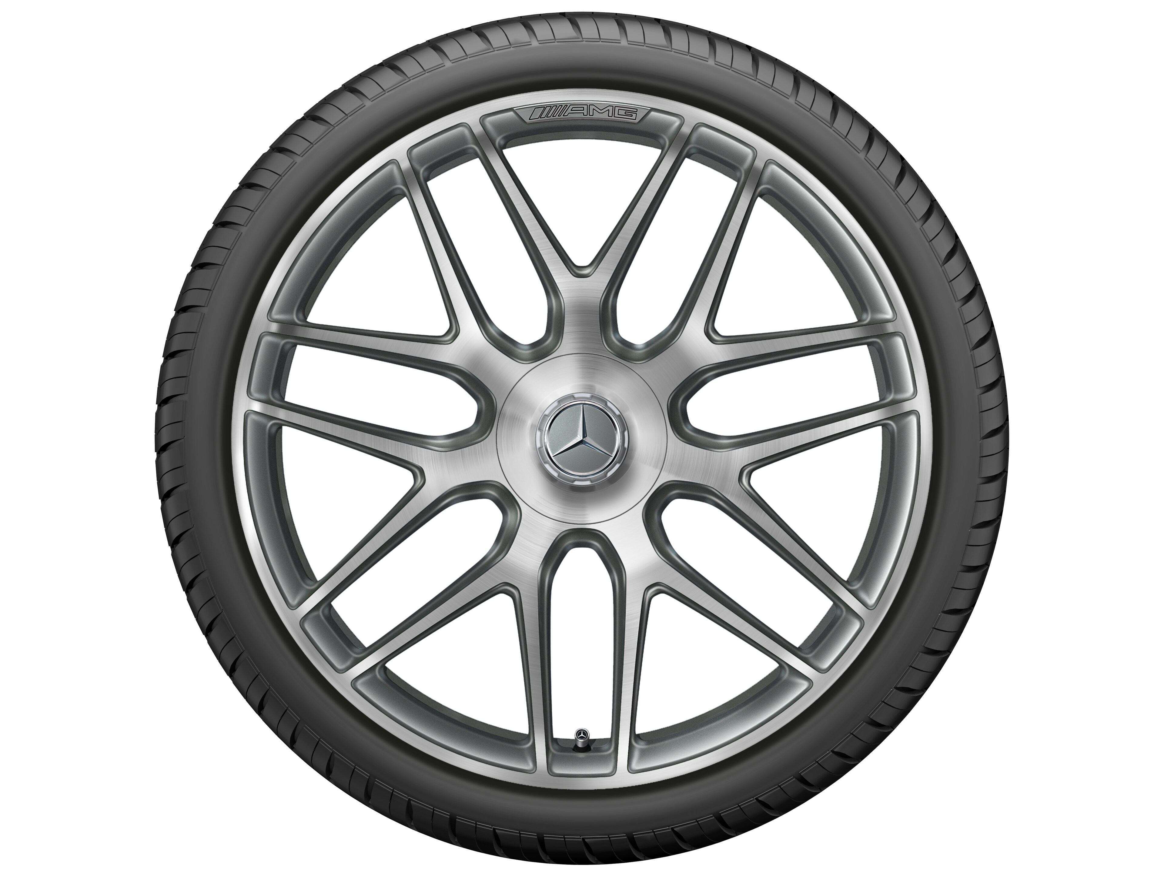 Mercedes-Benz - AMG Schmiederad im Kreuzspeichen-Design, 55,9 cm ( AMG Schmiederad im Kreuzspeichen-Design, 55,9 cm (