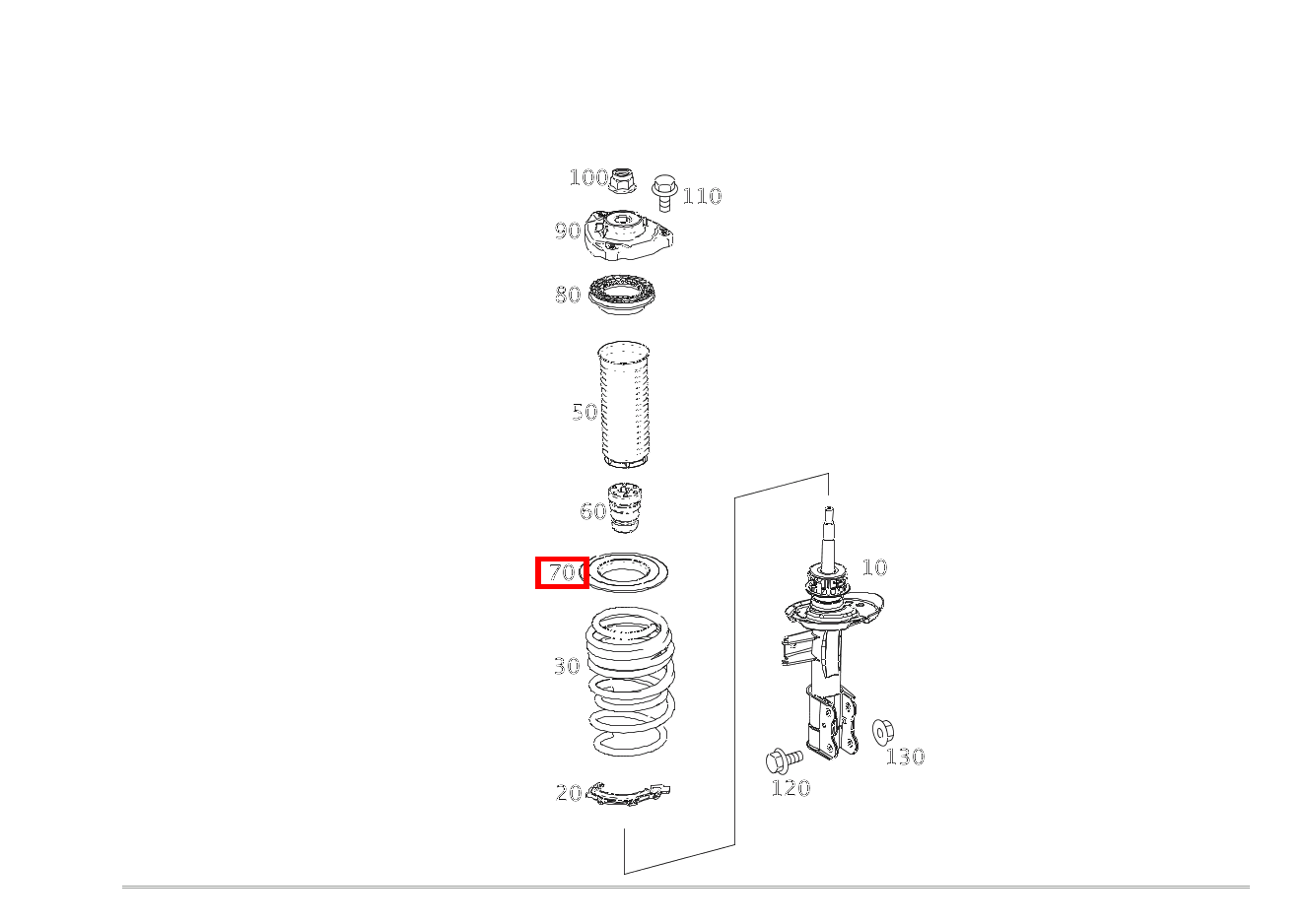Schraubenfederbeilage OBEN LINKS UND RECHTS ELECTRIC DRIVE 242