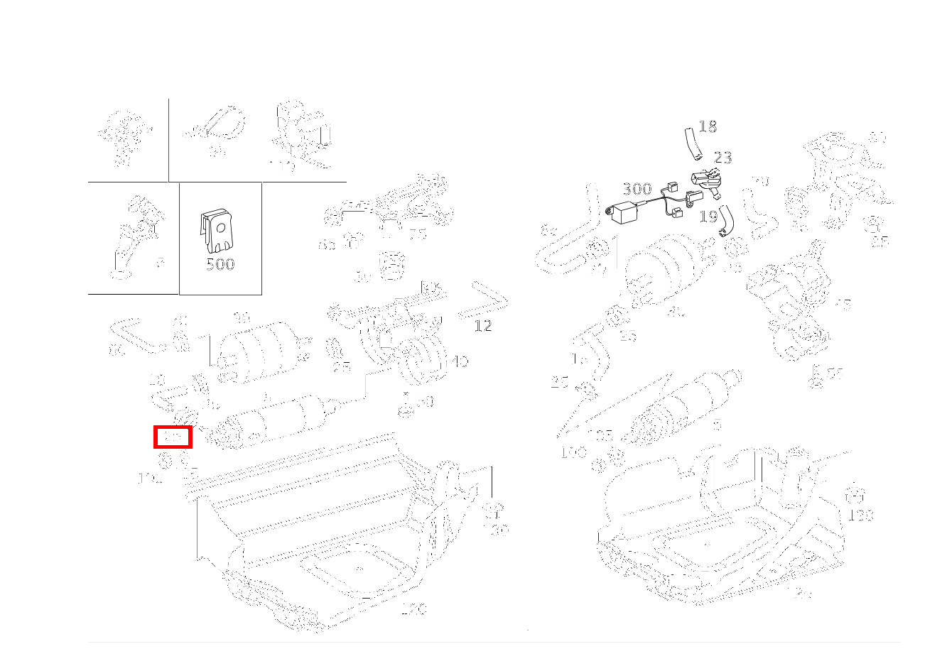 Schlauchschelle ZUM VERBINDEN DER KRAFTSTOFFLEITUNGEN; 13-14.5 MM S 350 L 4-MATIC 220