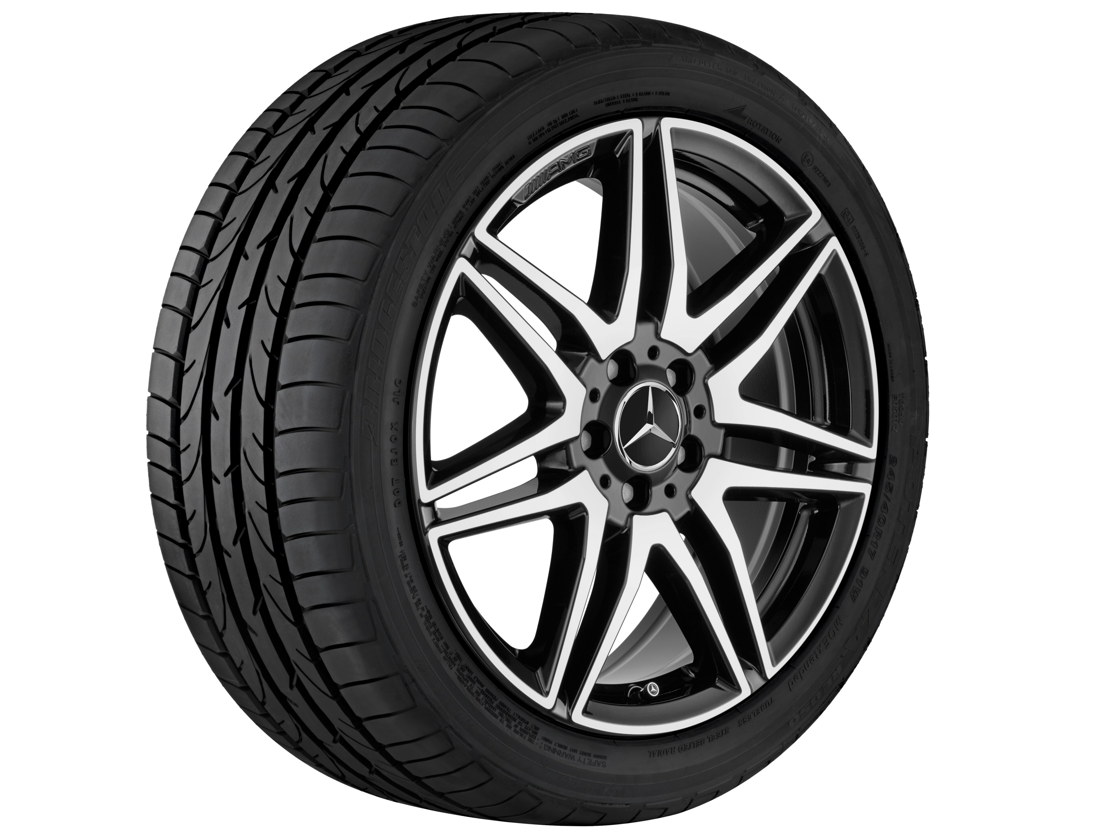 AMG 7-Doppelspeichen-Rad, 48,3 cm (19 Zoll)