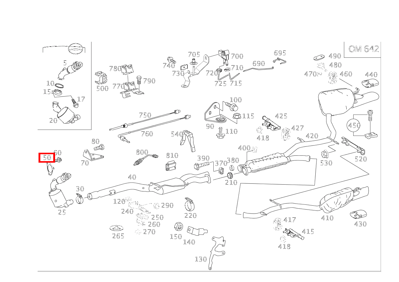 Flanschdichtung AUSPUFFROHR AN TURBOLADER CLS 350 CDI Coupé RL 219 Flanschdichtung AUSPUFFROHR AN TURBOLADER CLS 350 CDI Coupé RL 219