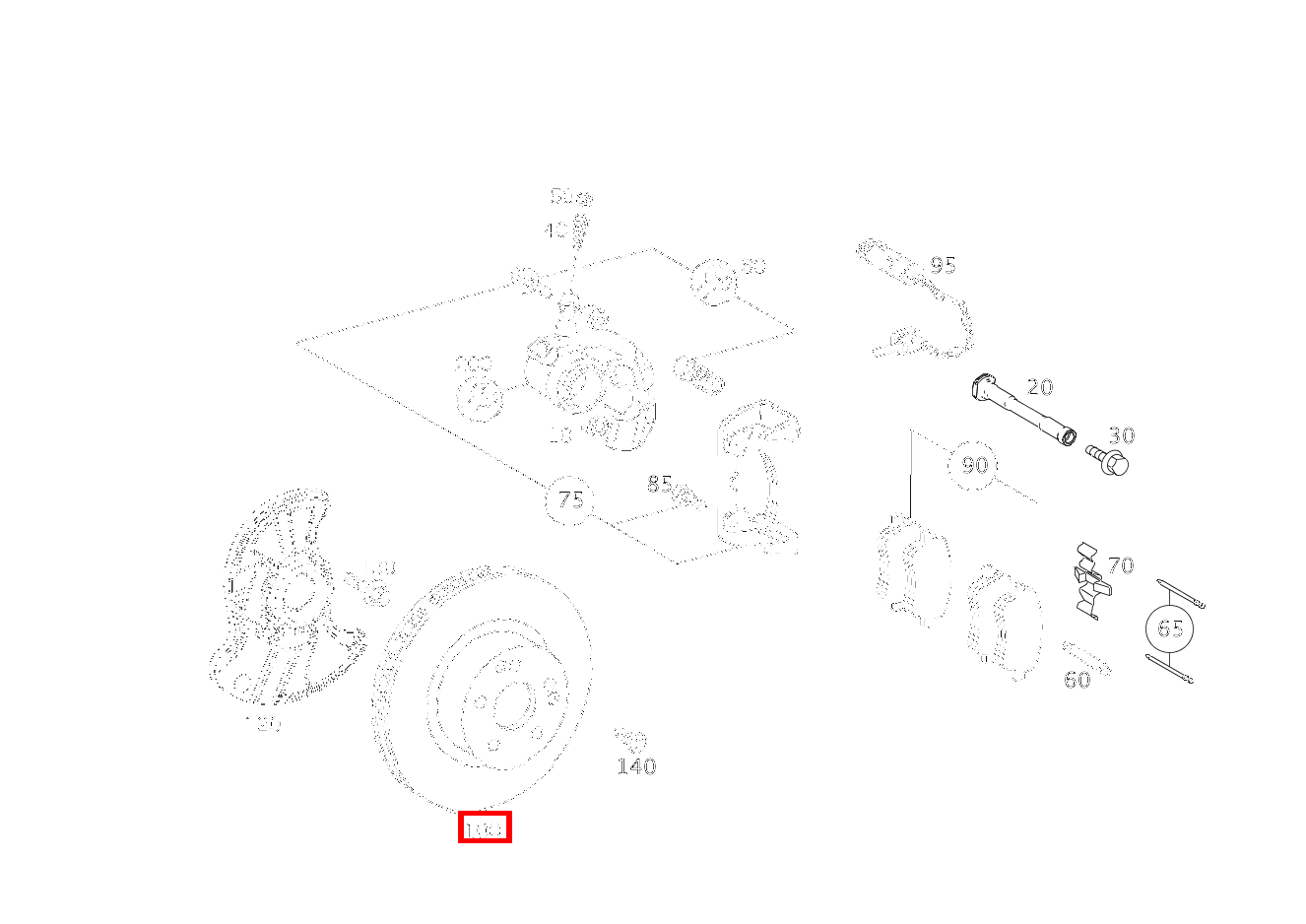 Bremsscheibe Vorn CLK 240 Cabriolet 209