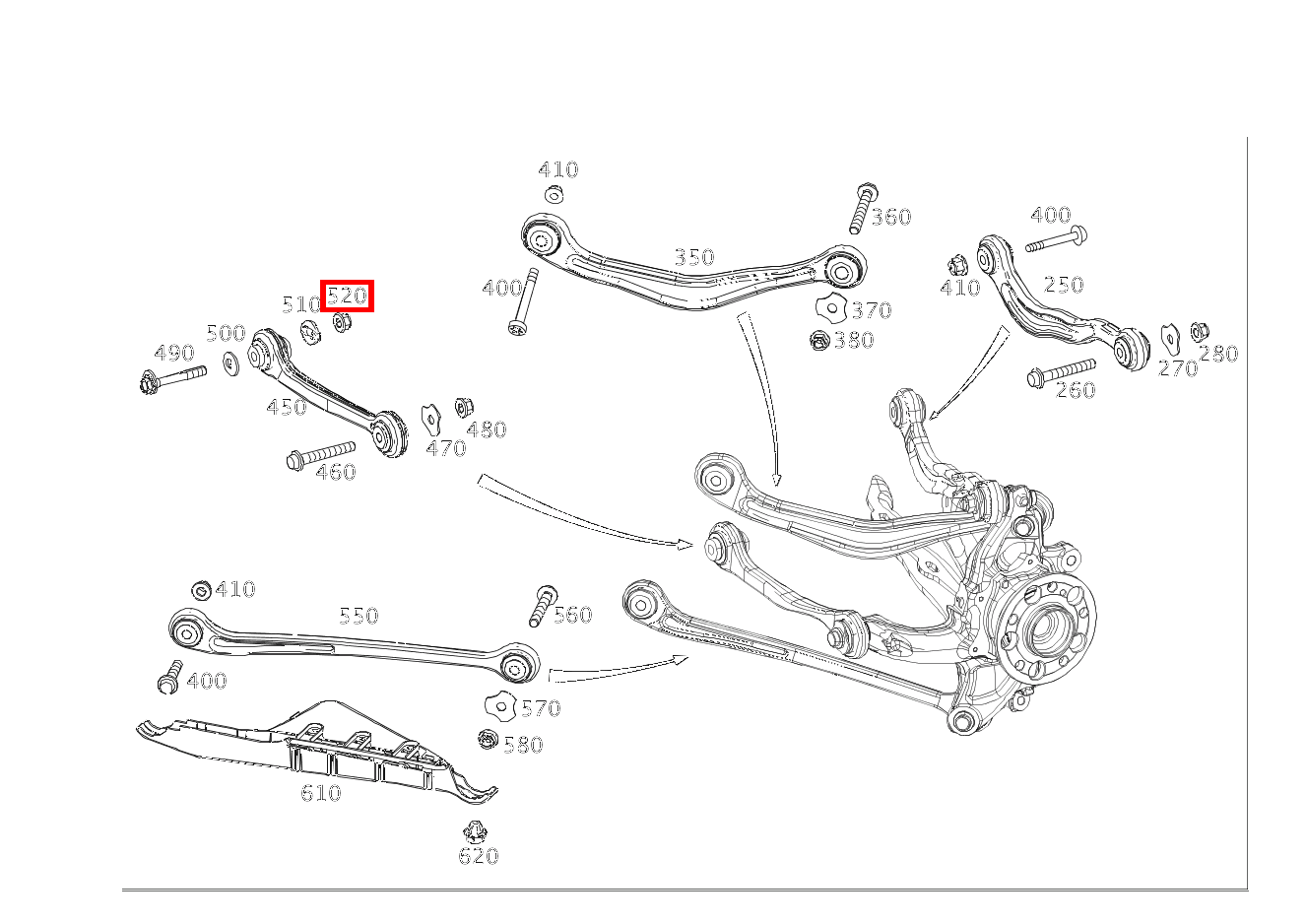 Mutter SPURSTANGE AN HINTERACHSTRAEGER, LINKS UND RECHTS; M12X1.5 S500 L 222 Mutter SPURSTANGE AN HINTERACHSTRAEGER, LINKS UND RECHTS; M12X1.5 S500 L 222