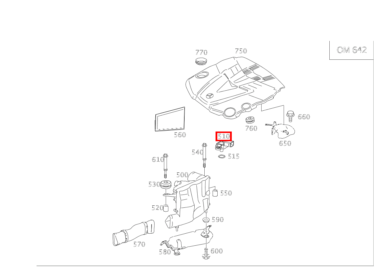 Drucksensor FILTER CLS 350 CDI Coupé RL 219