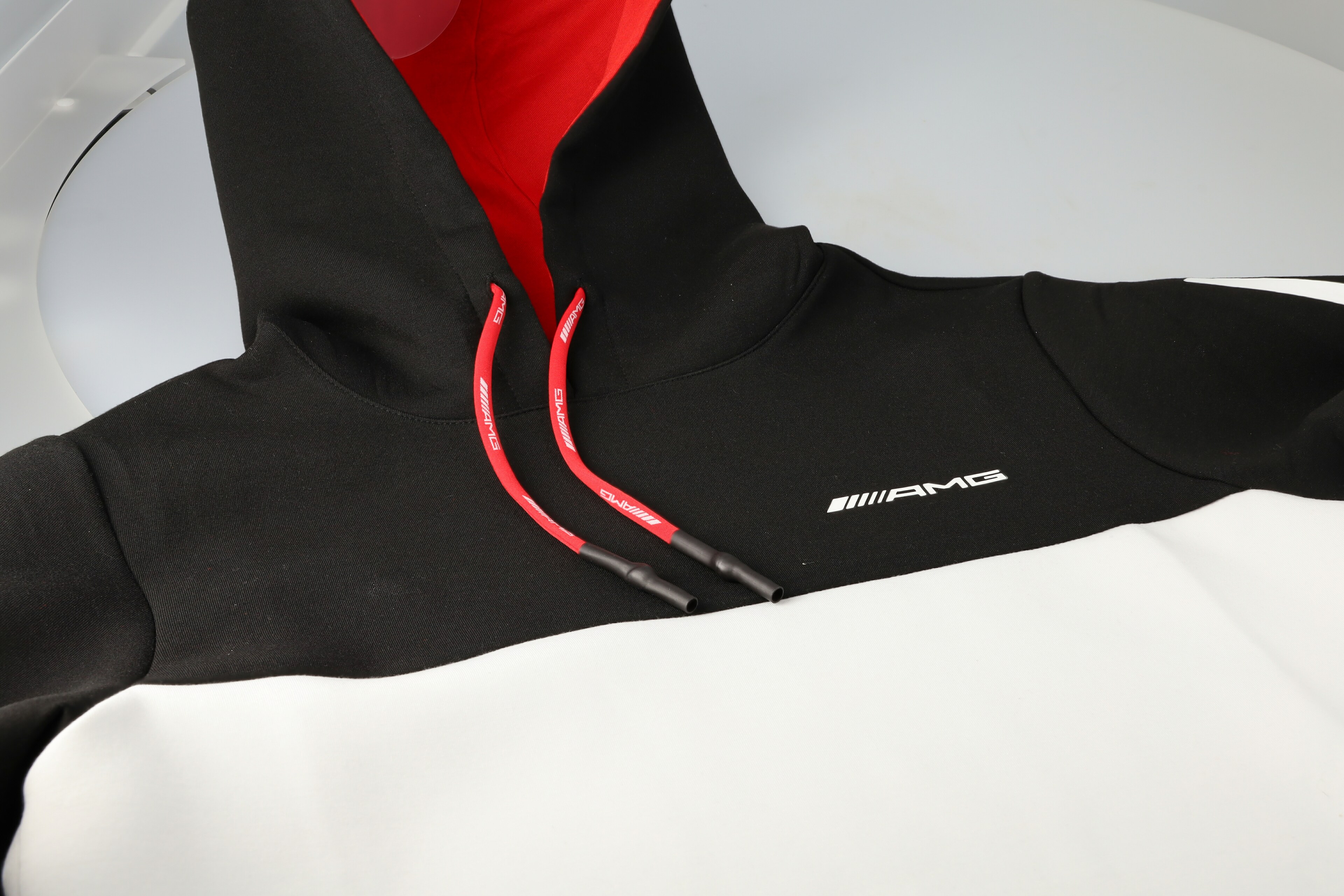 Mercedes-Benz - AMG Sweathoodie, Unisex, schwarz/weiß