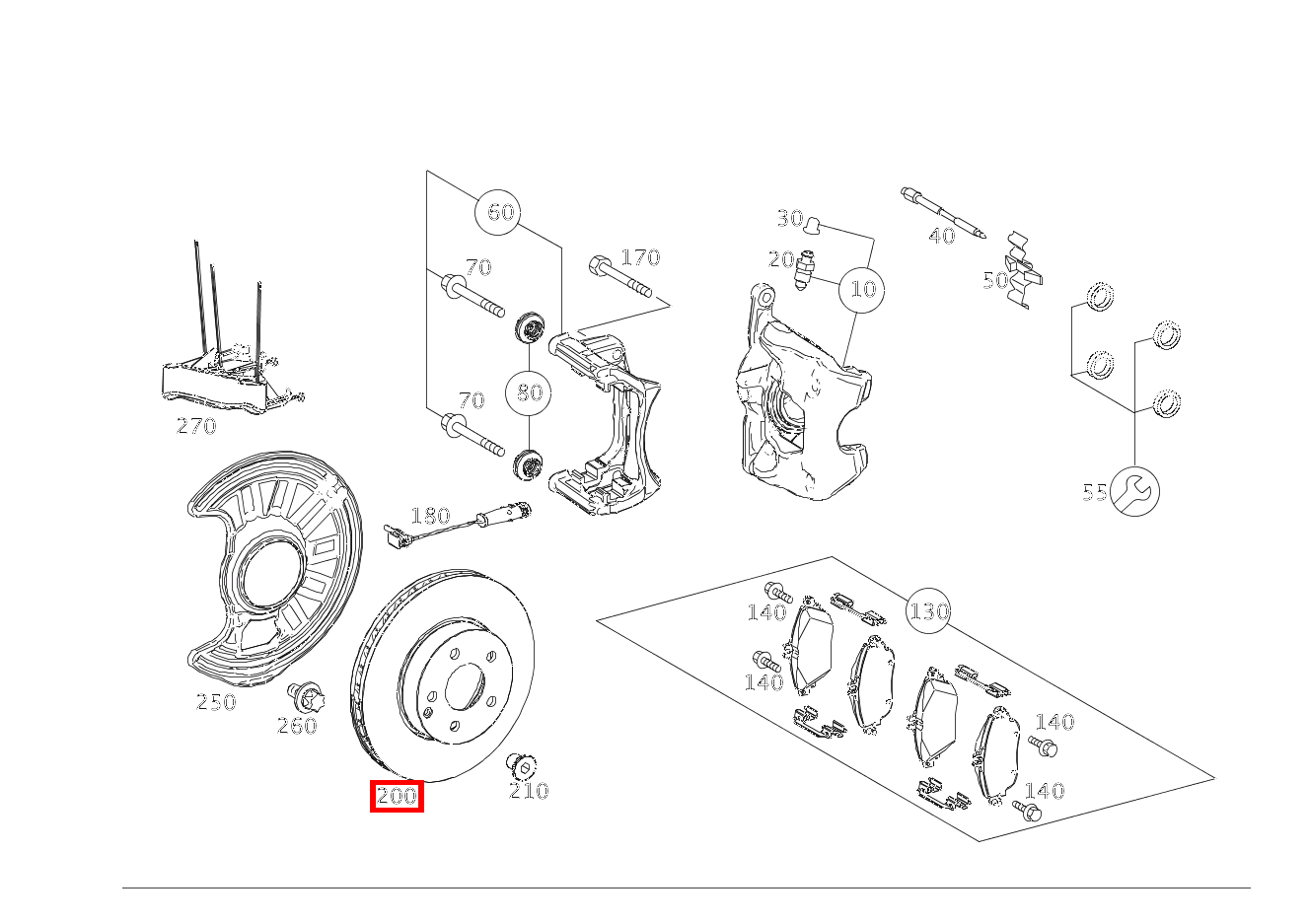 Bremsscheibe belüftet Vorn CLA 200 Coupé 117