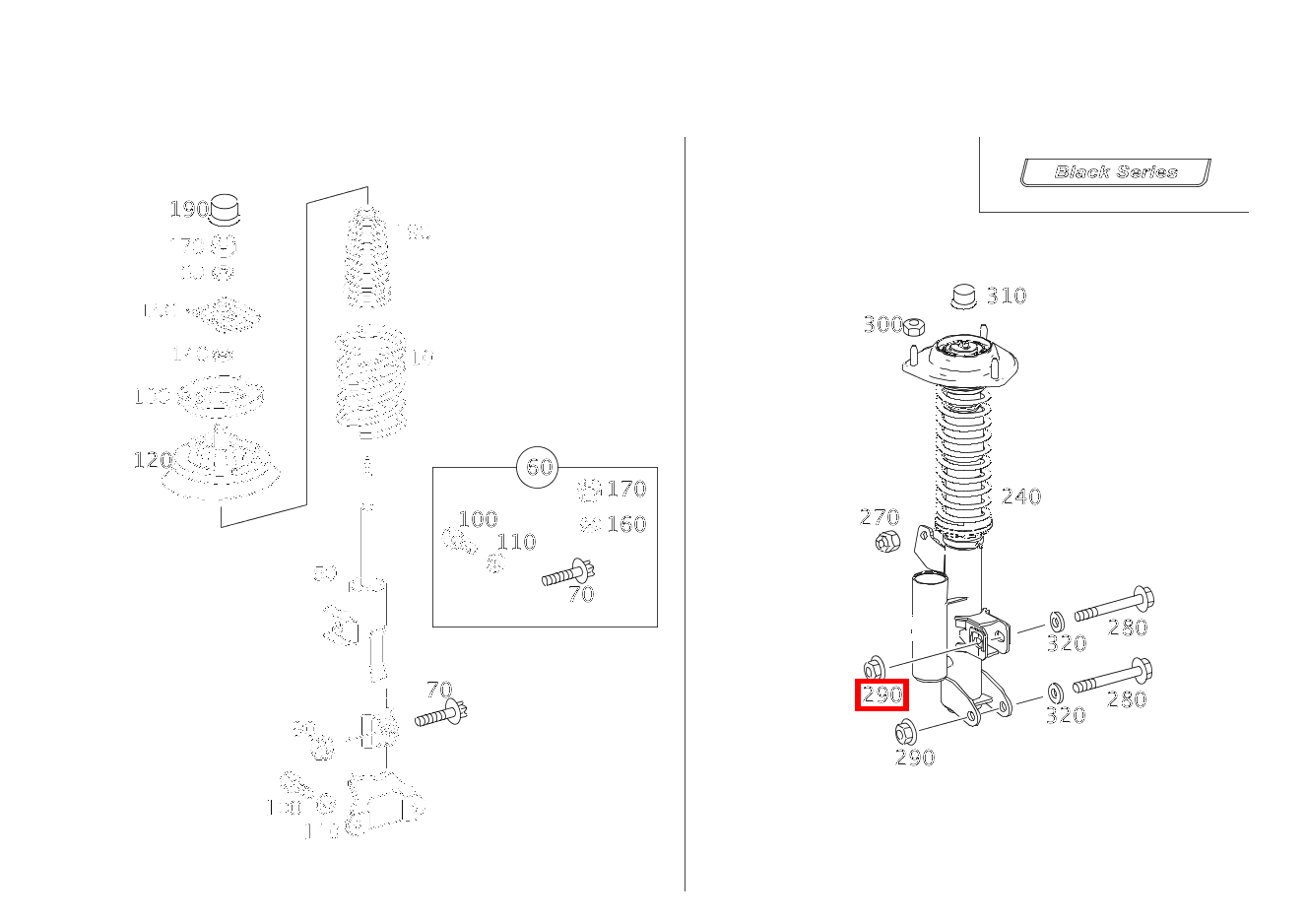 Mutter DAEMPFERBEIN AN ACHSSCHENKEL UNTEN; M14X1.5 CLK 63 AMG Coupé 209 Mutter DAEMPFERBEIN AN ACHSSCHENKEL UNTEN; M14X1.5 CLK 63 AMG Coupé 209