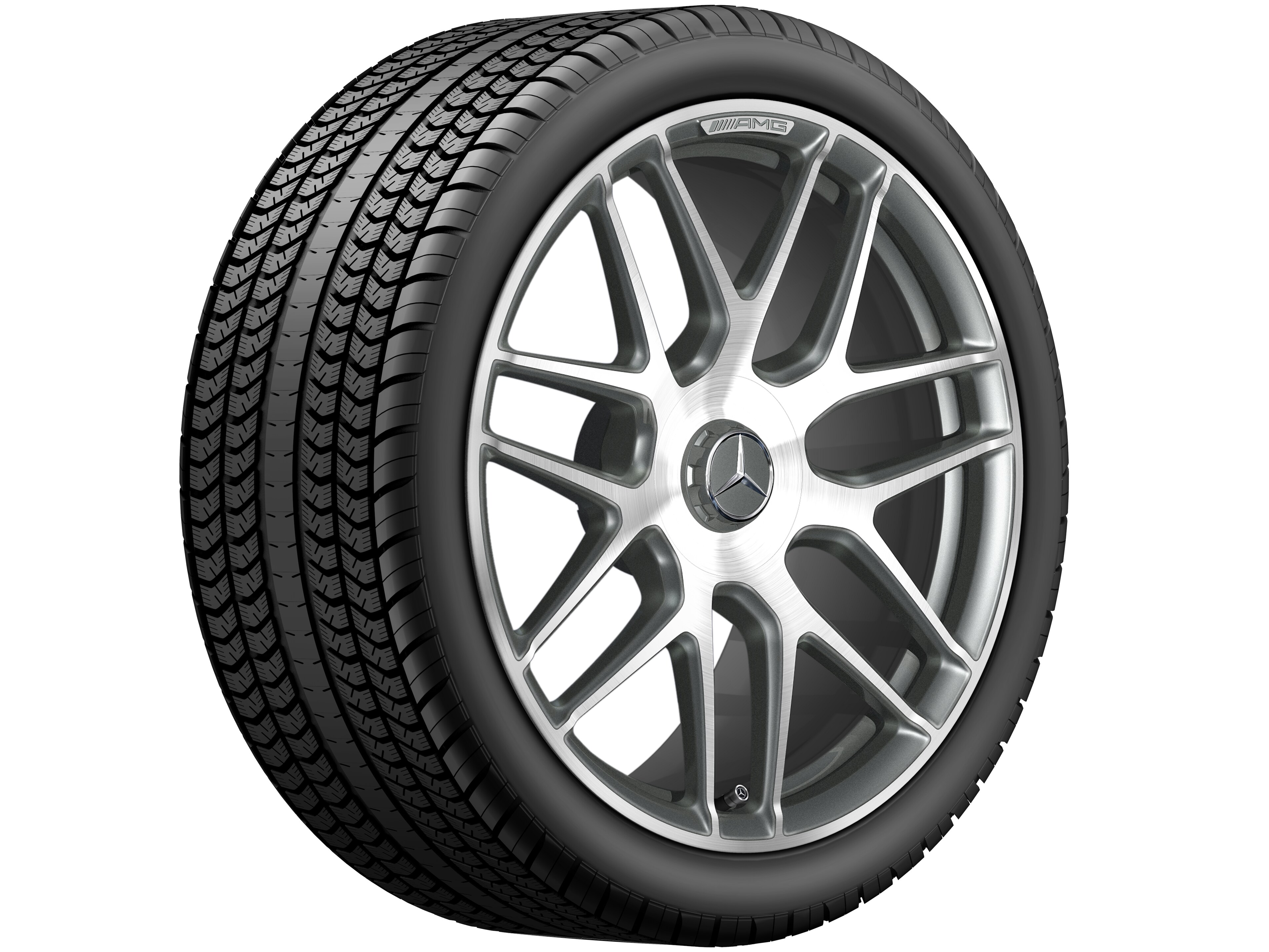 Mercedes-Benz - AMG Schmiederad im Kreuzspeichen-Design, 50,8 AMG Schmiederad im Kreuzspeichen-Design, 50,8