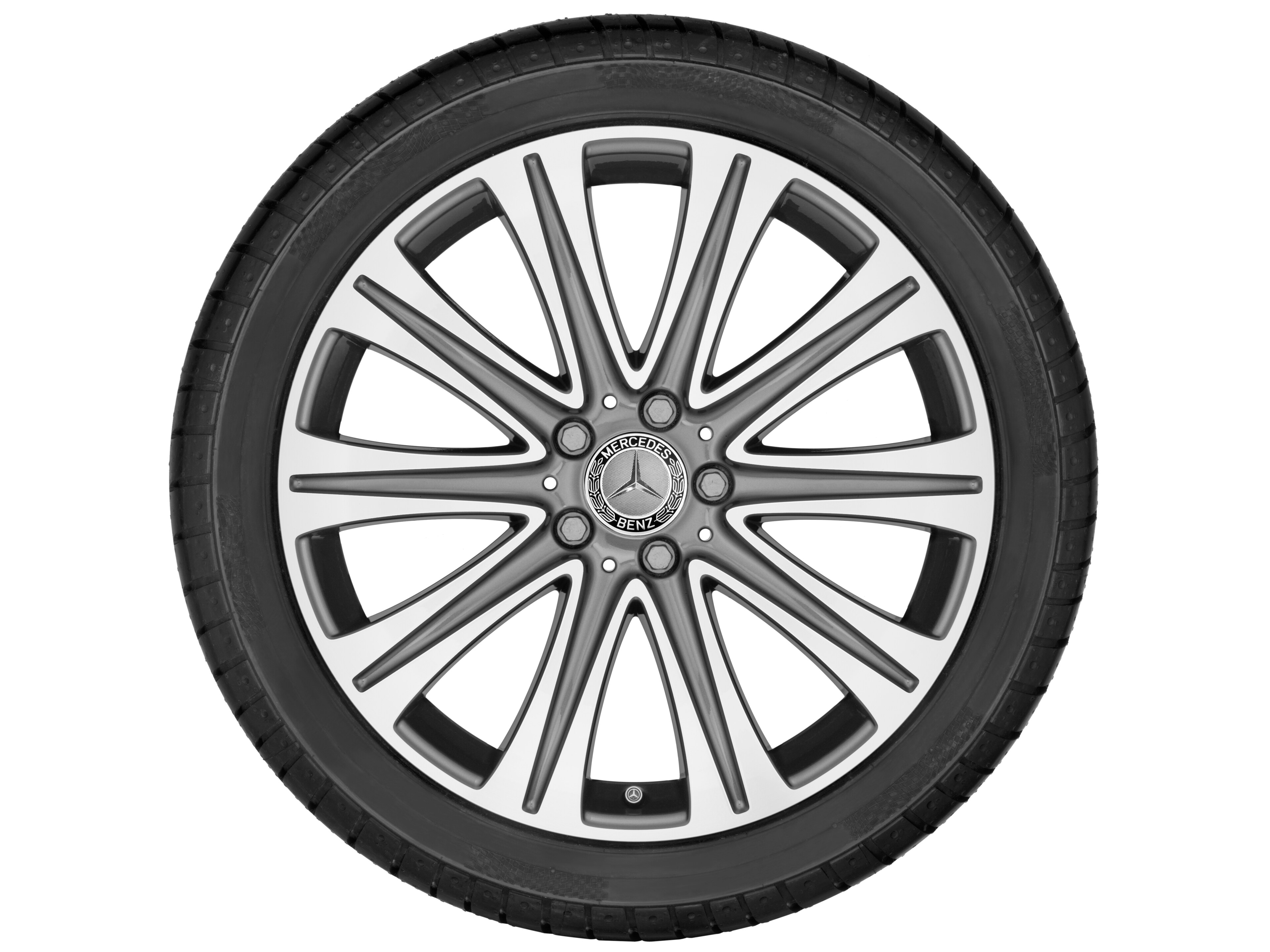 10-Speichen-Rad, 48,3 cm (19 Zoll), glanzgedr
