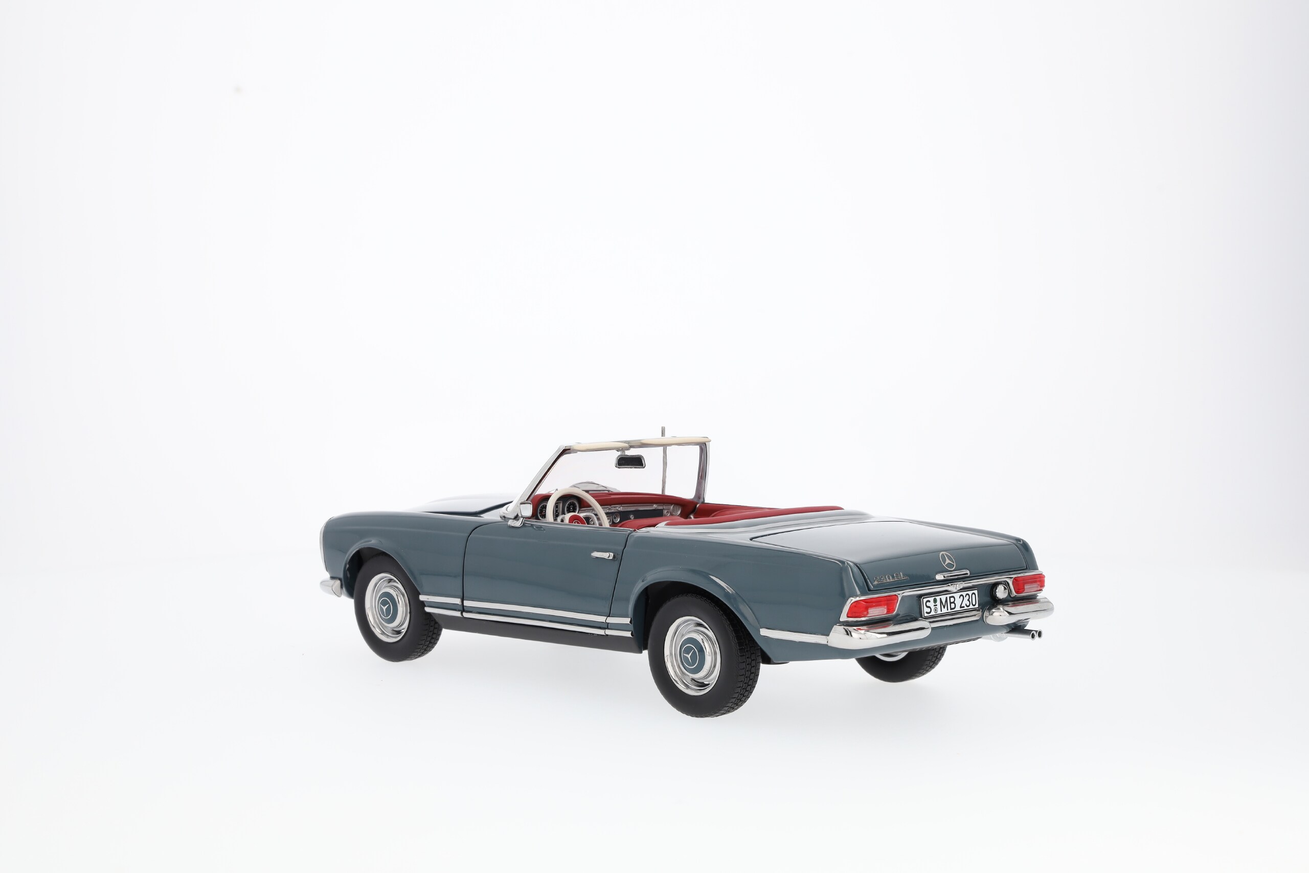 Mercedes-Benz -  230 SL Pagode W 113 (1963-1967) blaugrau, 1:18