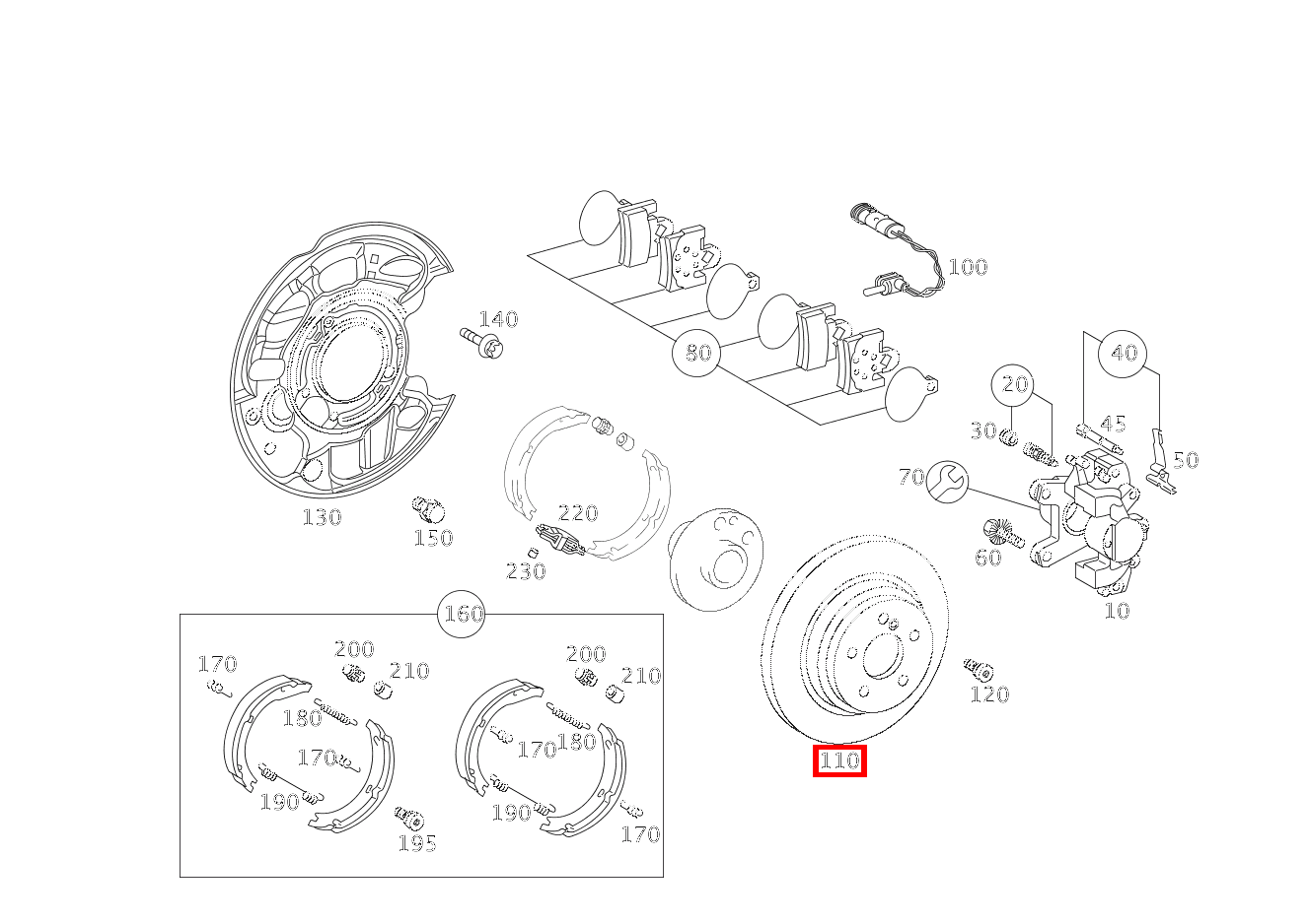 Bremsscheibe Hinten rechts SLK 350 Roadster BCA 171 Bremsscheibe Hinten rechts SLK 350 Roadster BCA 171