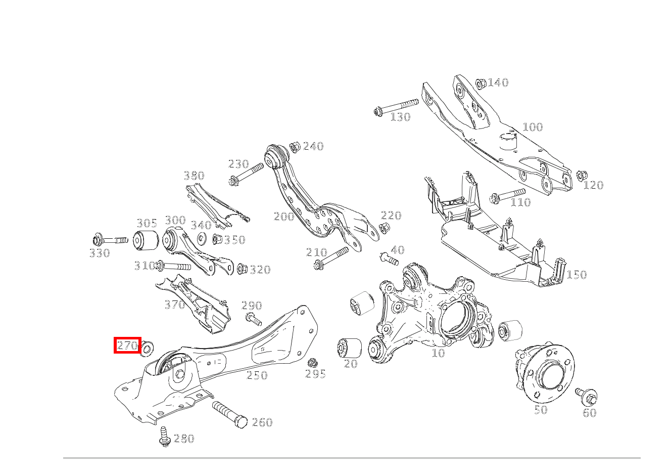 Sechskantmutter LAENGSLENKER AN KONSOLE, RECHTS; M12X1.5 220 A 180 Sechskantmutter LAENGSLENKER AN KONSOLE, RECHTS; M12X1.5 220 A 180