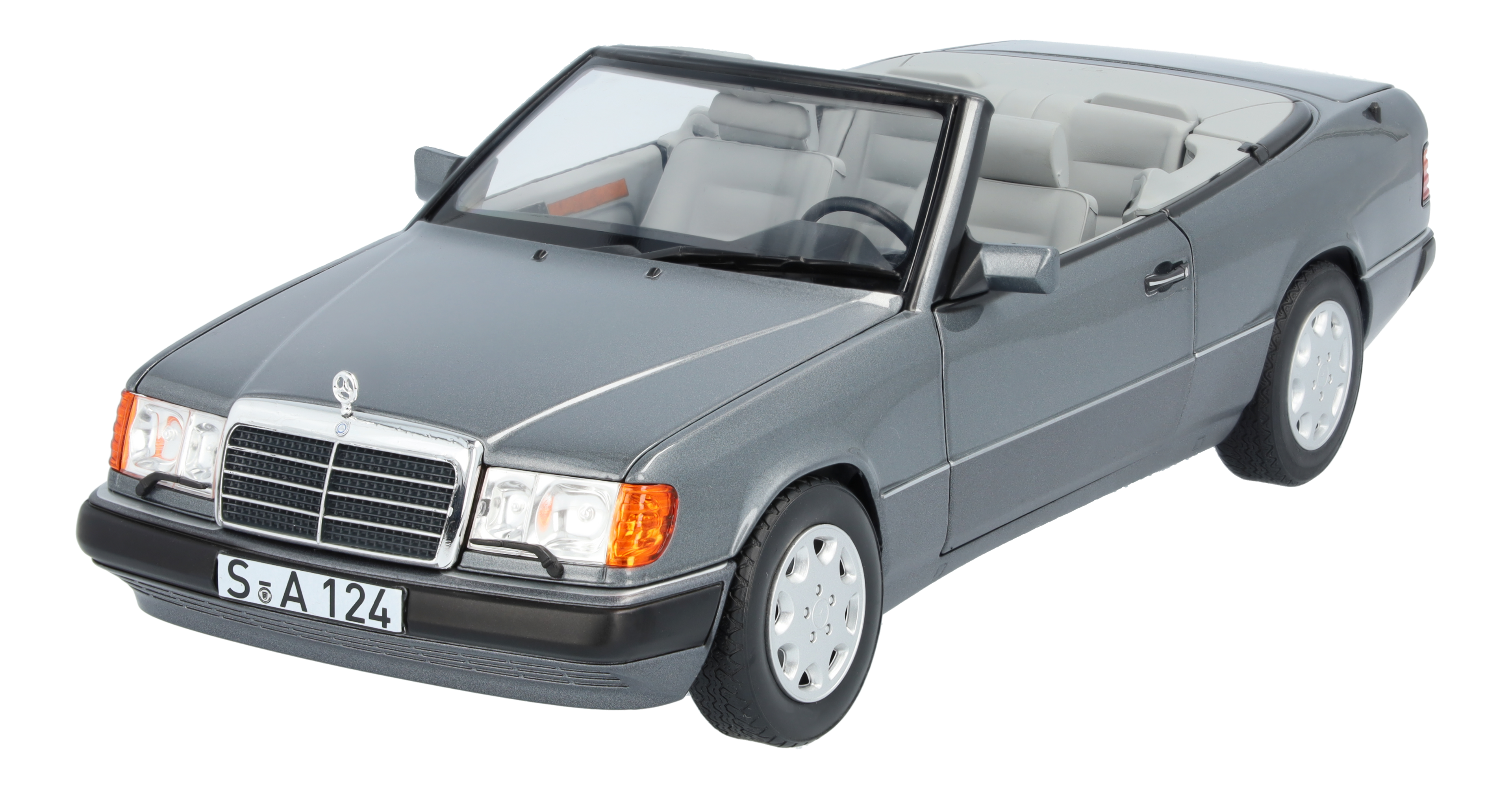 300 CE-24 Cabriolet A 124 (1991-1993) perlmuttgrau, Norev, 1:18