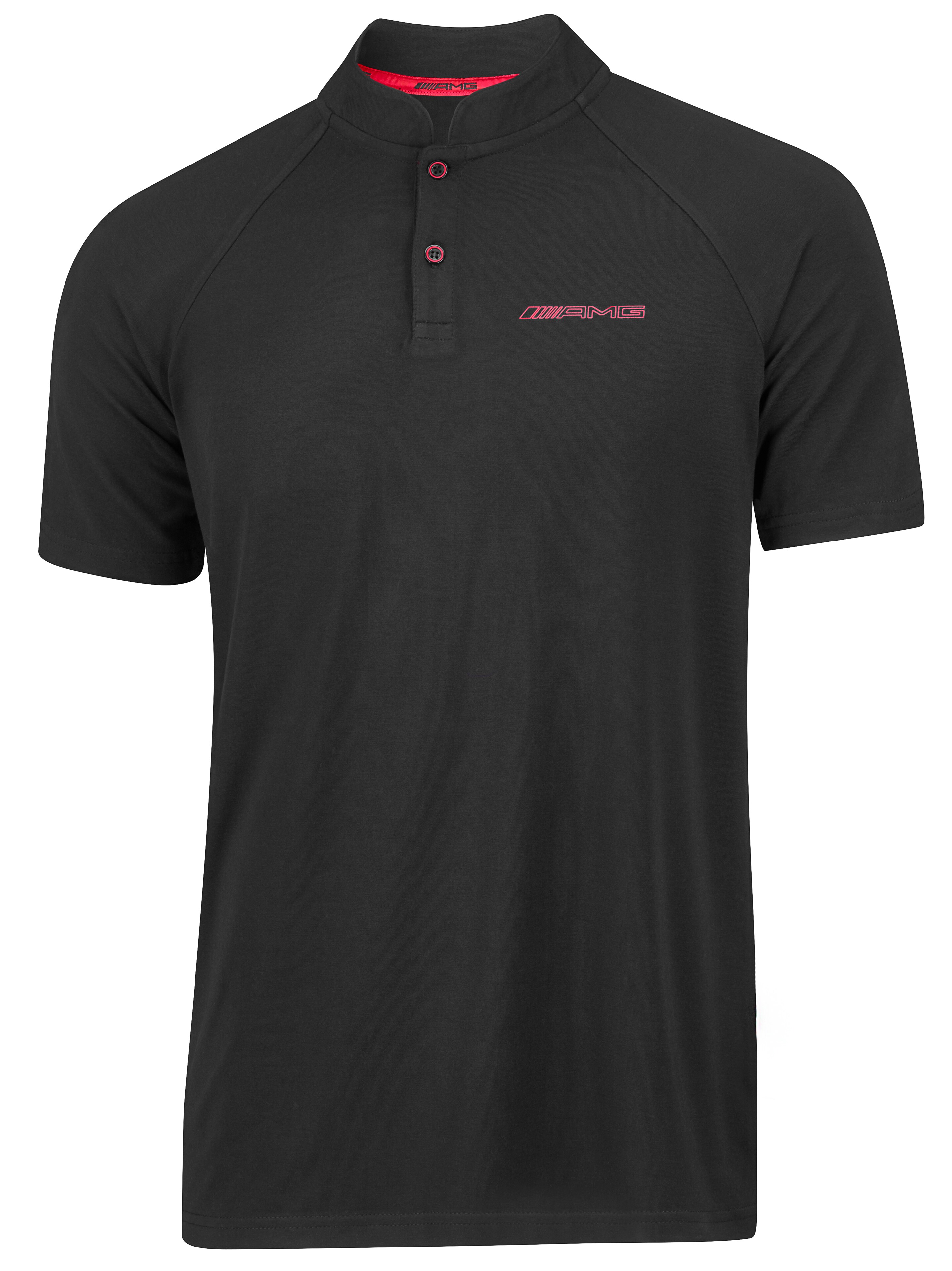 Mercedes-Benz - AMG Poloshirt Herren, schwarz/rot