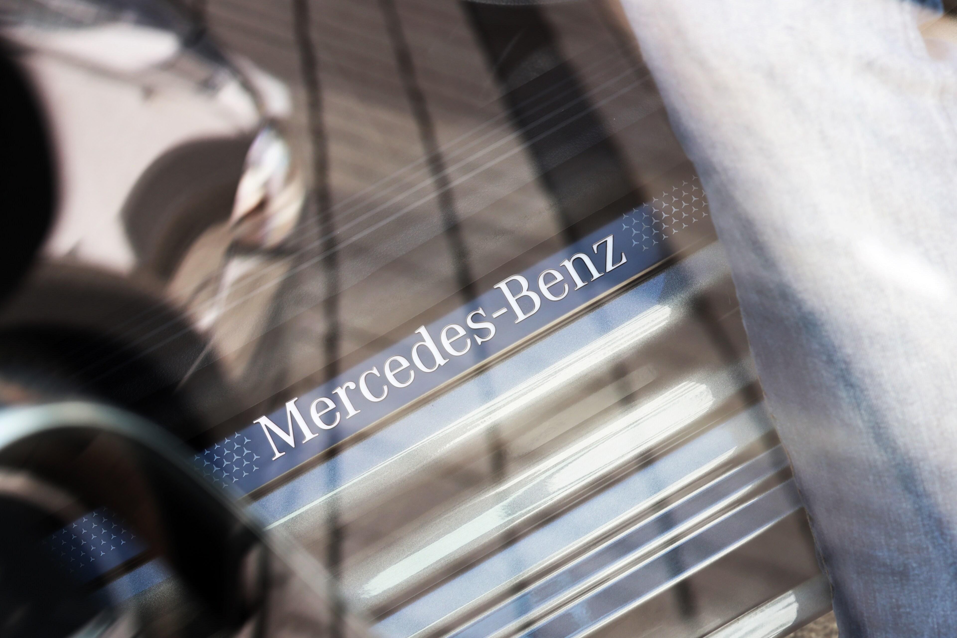 Wechselcover für beleuchtete Einstiegsleiste, AMG, vorne, 1-fach