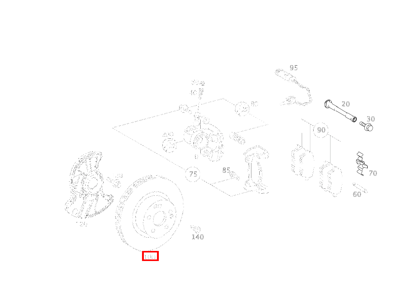 Bremsscheibe Vorn CLK 220 CDI Coupé 209