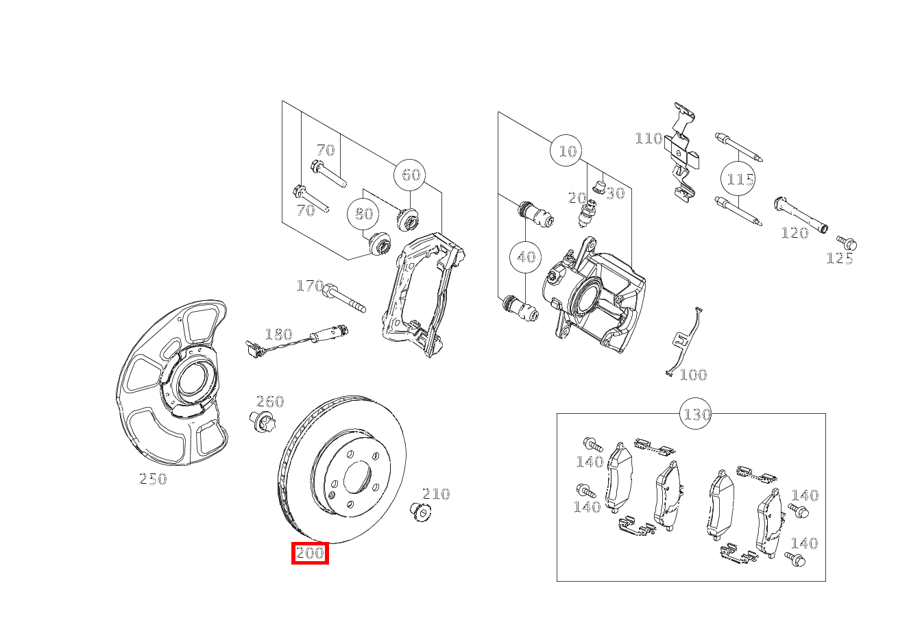 Bremsscheibe belüftet Vorne Rechts E 350 T 4MATIC 212 Bremsscheibe belüftet Vorne Rechts E 350 T 4MATIC 212