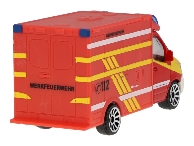 Sprinter, Feuerwehr rot, Majorette, 7,62 cm (3 Zoll)