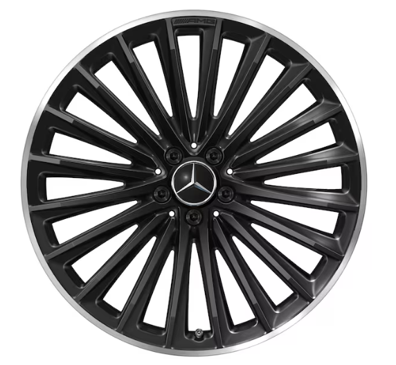 AMG Vielspeichen-Rad, 21 Zoll, 10 J x 21 ET 66, schwarz
