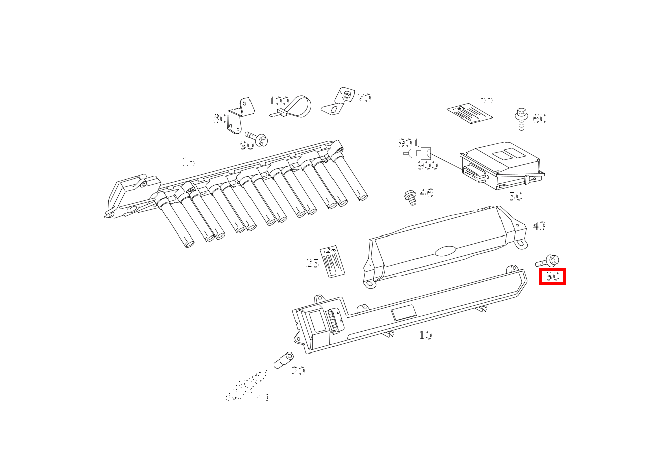 Sechsrundschraube An Halter Verbindungsrohr; M6X20 CL 65 AMG Coupé 215