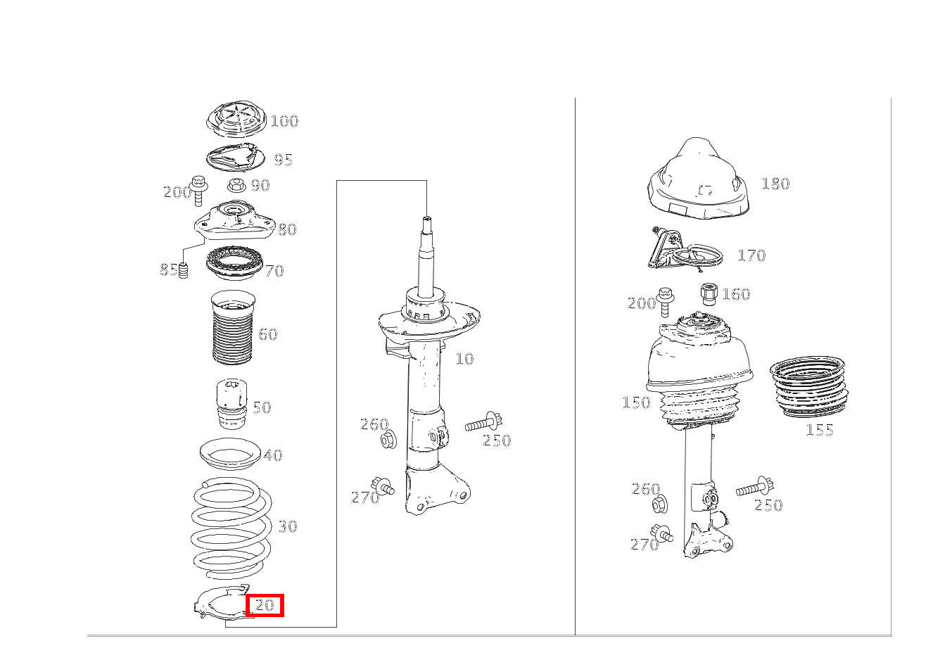Schraubenfederbeilage UNTEN LINKS UND RECHTS Mercedes-AMG CLS 63 4MATIC Shooting Brake 218 Schraubenfederbeilage UNTEN LINKS UND RECHTS Mercedes-AMG CLS 63 4MATIC Shooting Brake 218