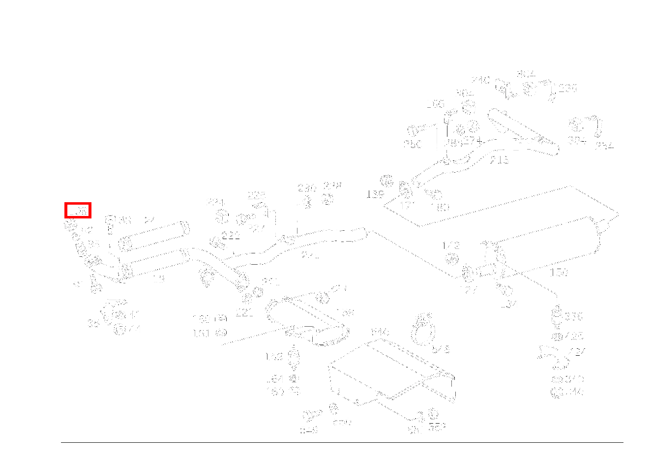 Sechskantmutter FLANSCH AN AUSPUFFKRUEMMER; M8 300 GD ST. LG 460