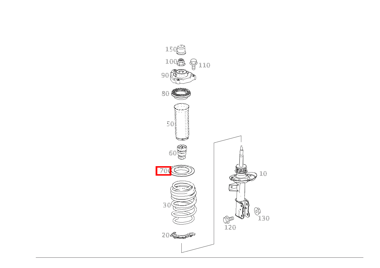 Schraubenfederbeilage Oben links und rechts CLA 250 4MATIC Coupé 117