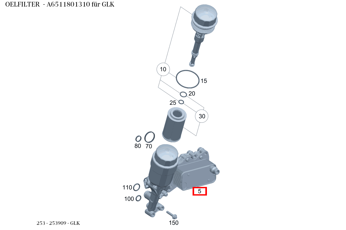 Ölfilter GLK 253