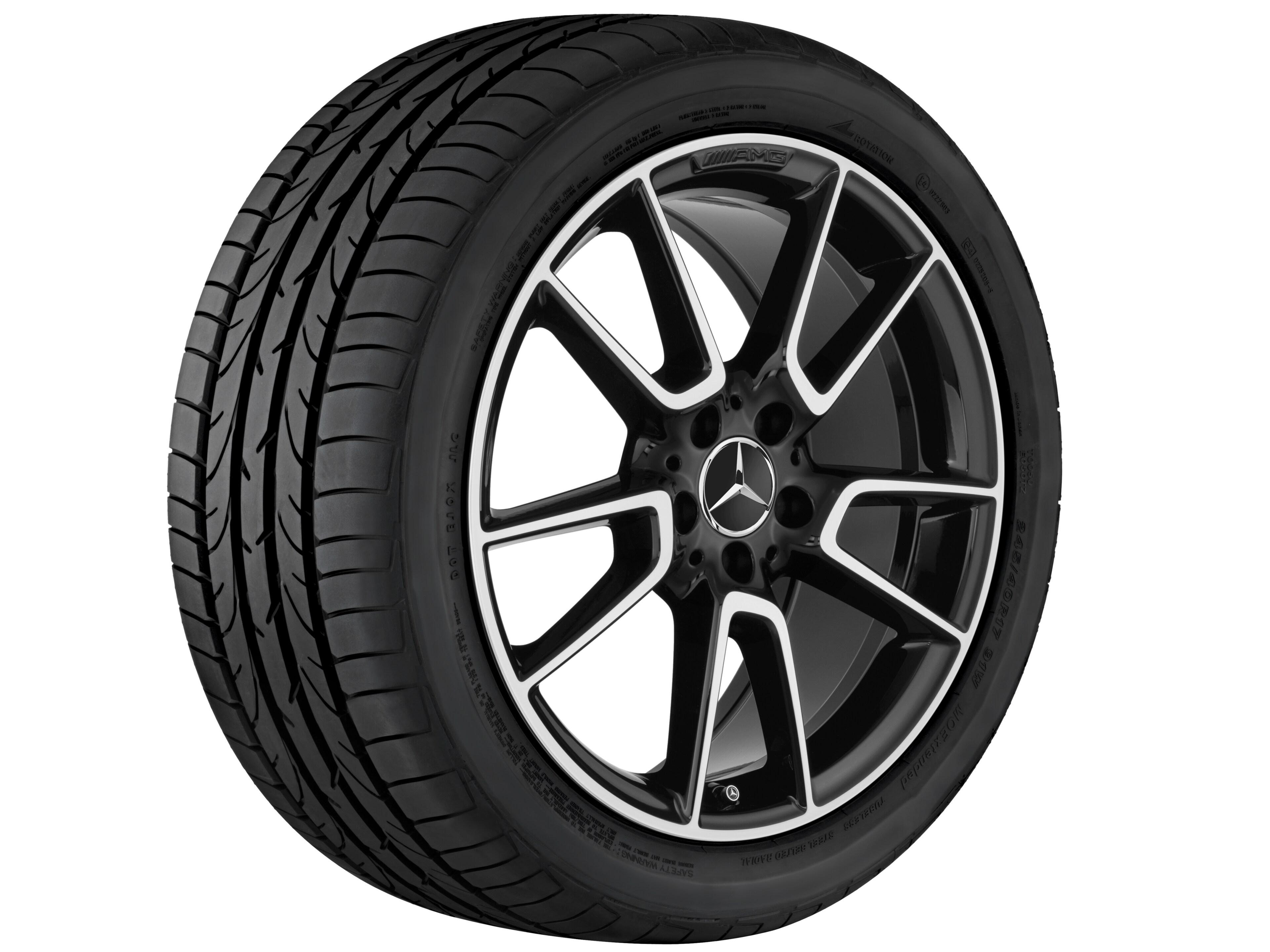 AMG 5-Doppelspeichen-Rad, 48,3 cm (19 Zoll)