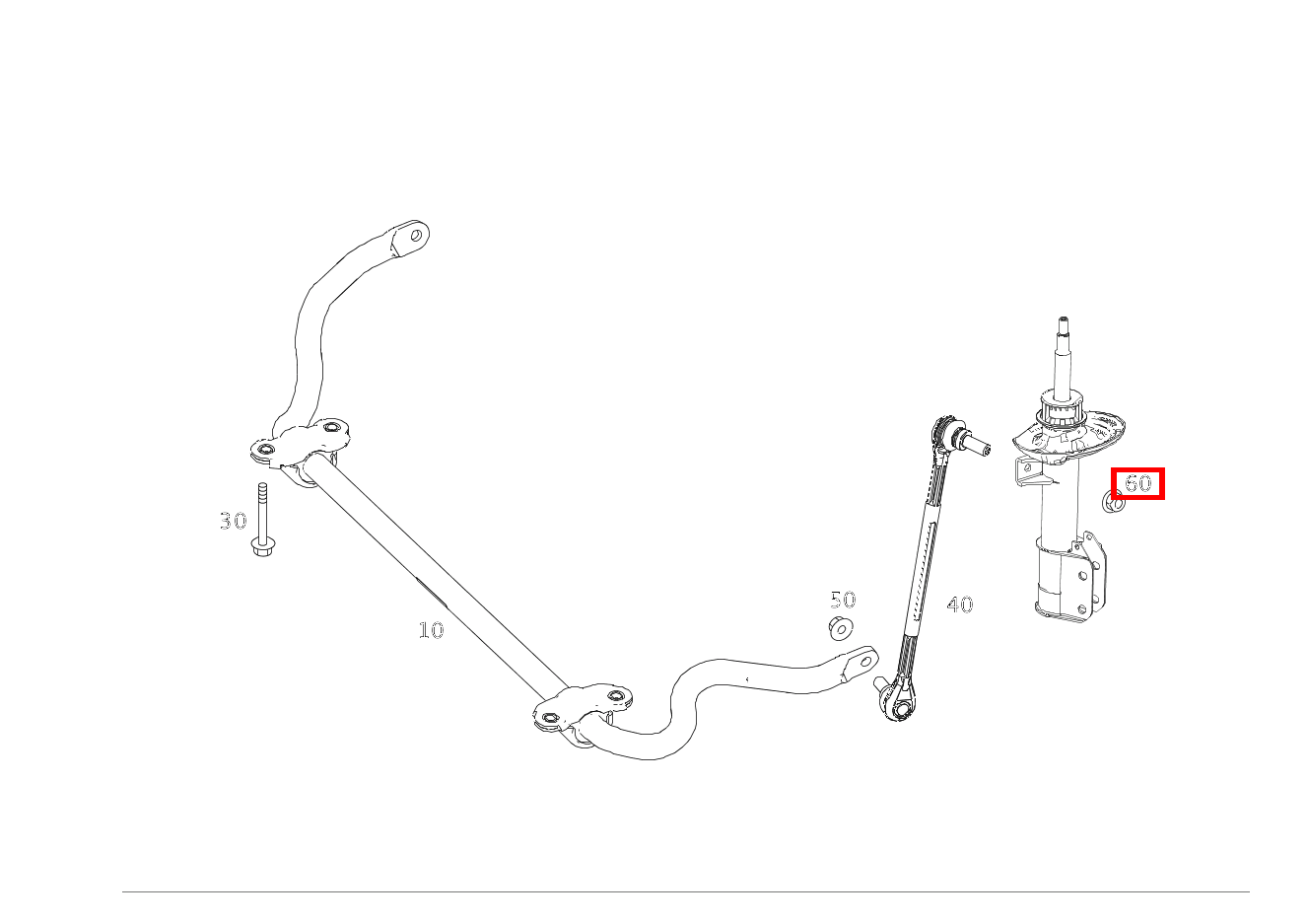 Sechskantmutter Drehstabgestänge an Federbein; M12X1.5 GLK 350 4MATIC 204 Sechskantmutter Drehstabgestänge an Federbein; M12X1.5 GLK 350 4MATIC 204