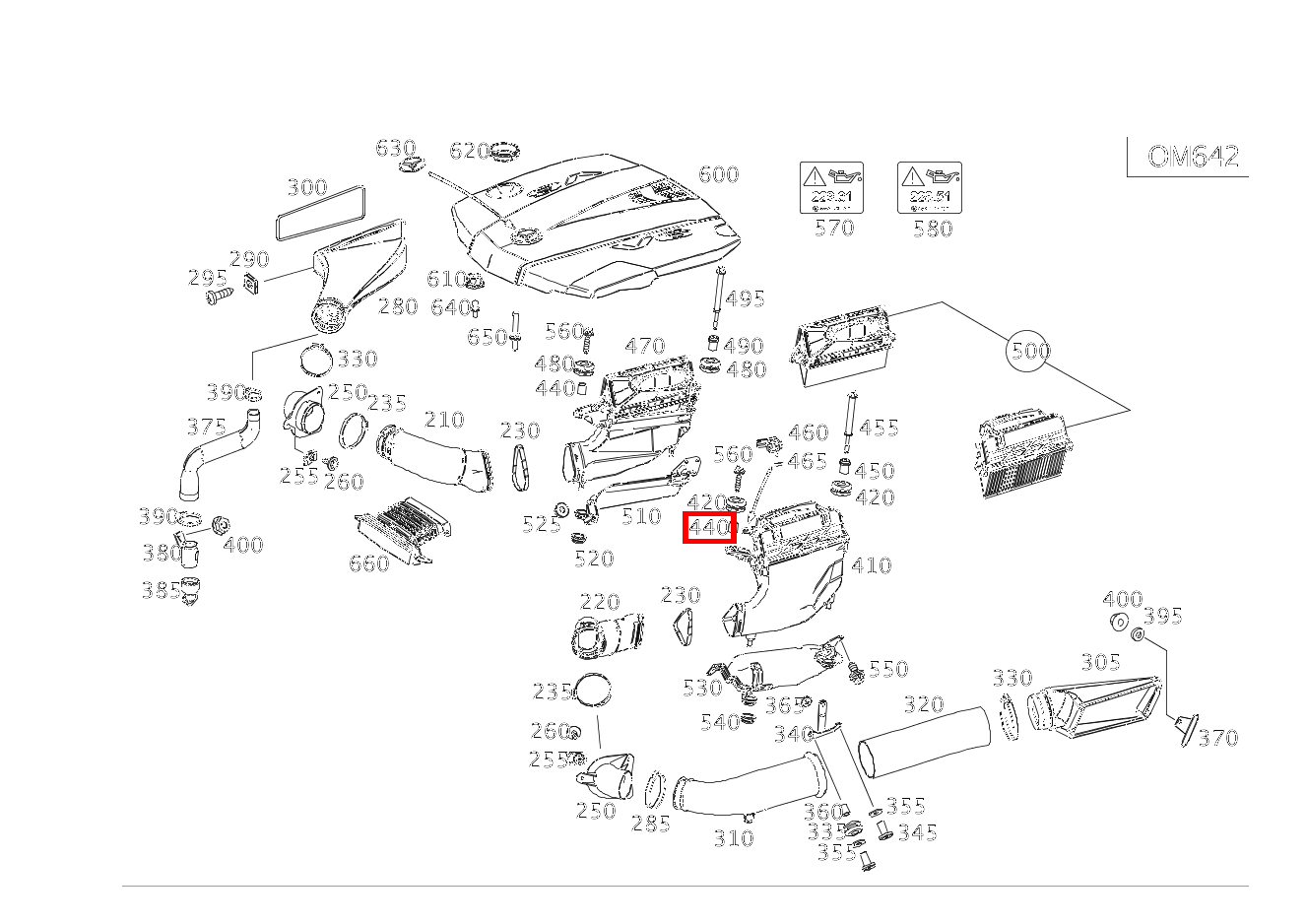 Buchse LUFTFILTER, RECHTS G 500 Off-Roader lang BCA 463 Buchse LUFTFILTER, RECHTS G 500 Off-Roader lang BCA 463