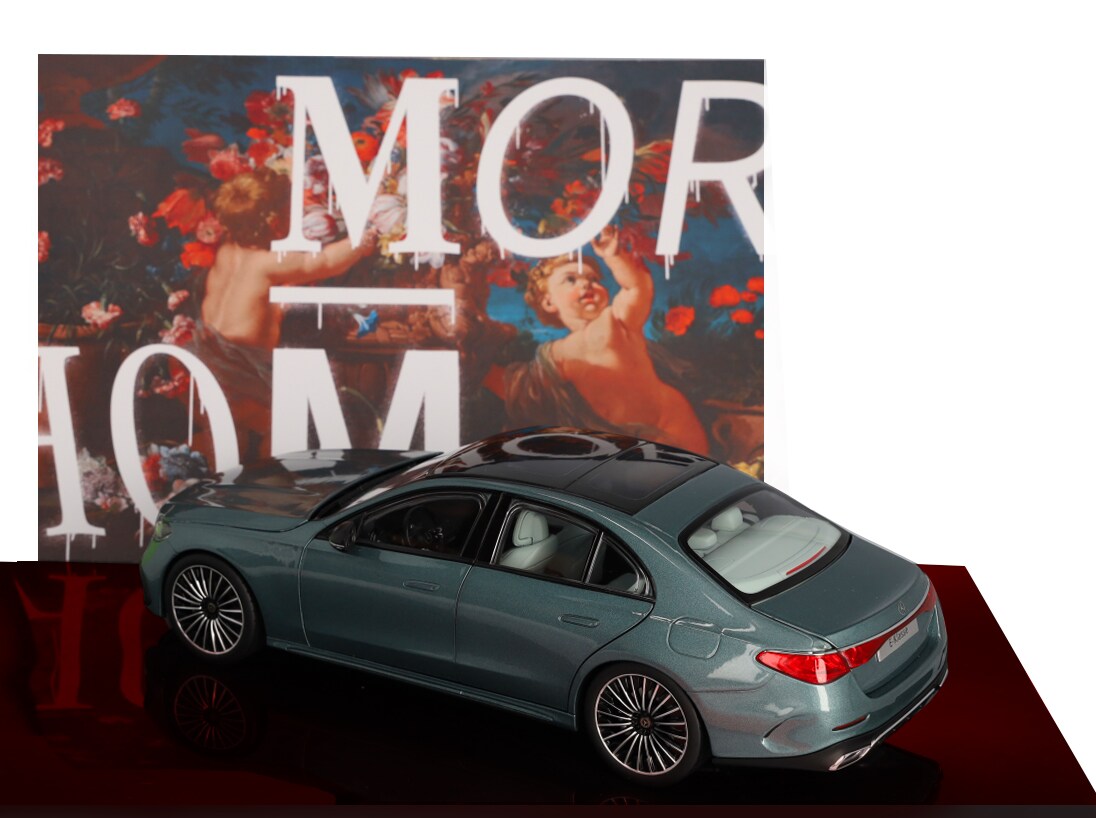 E-Klasse, Limousine, AMG Line, W214 verdesilber, 1:18