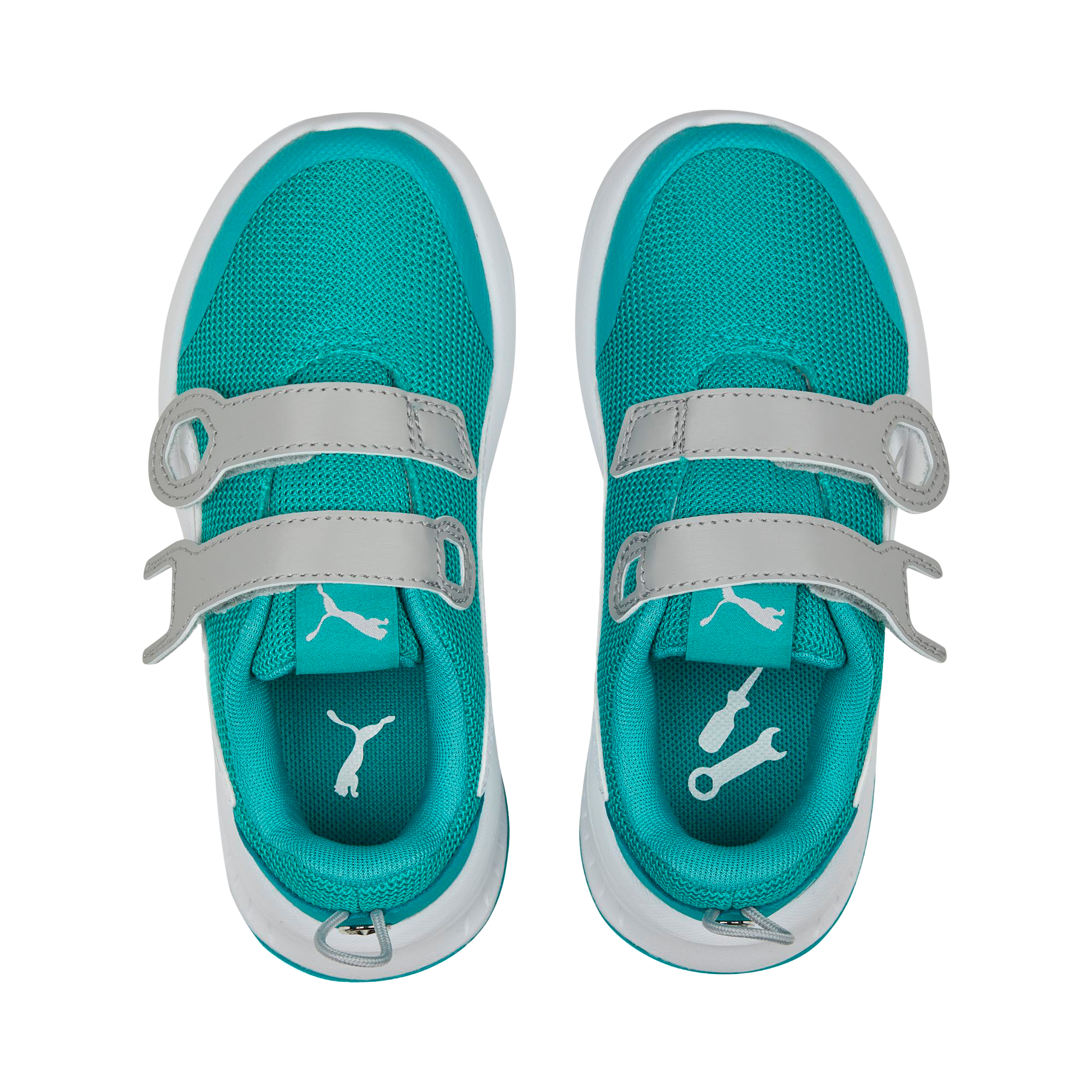 Mercedes-Benz - Sneakers, Evolve PTC V PS, Kids, Mercedes-AMG F1 weiß/grün/silberfarben, PUMA