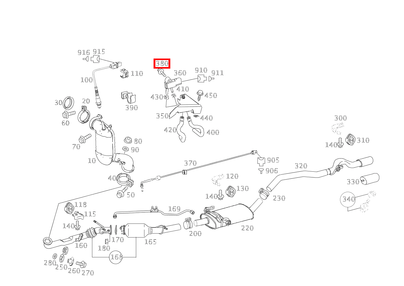 Sechsrundschraube DRUCKSENSOR AN HALTER; M6X25 A 200 CDI CP 169