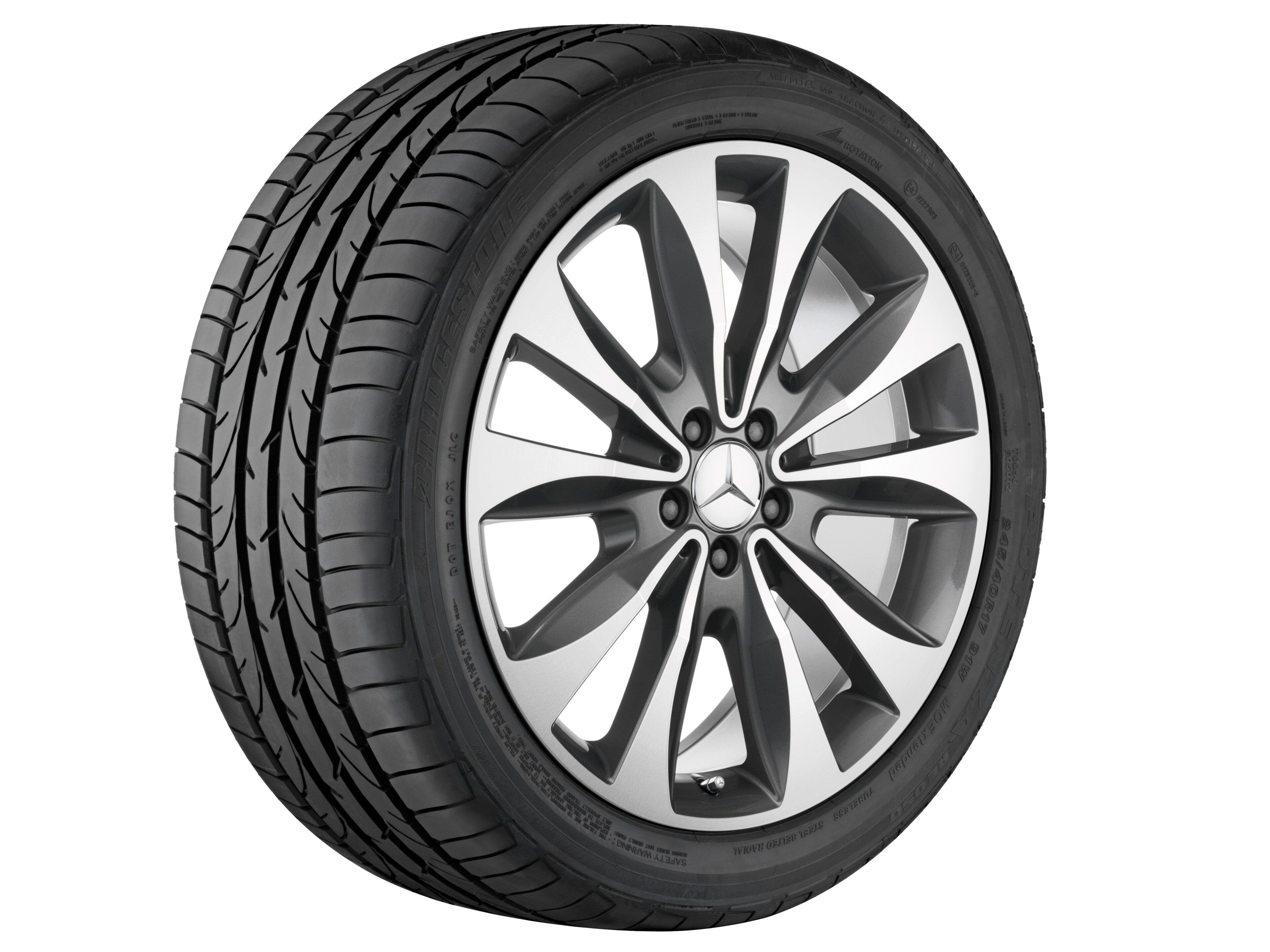 MB 10-Speichen-Rad, 50,8 cm (20 Zoll), glanzg
