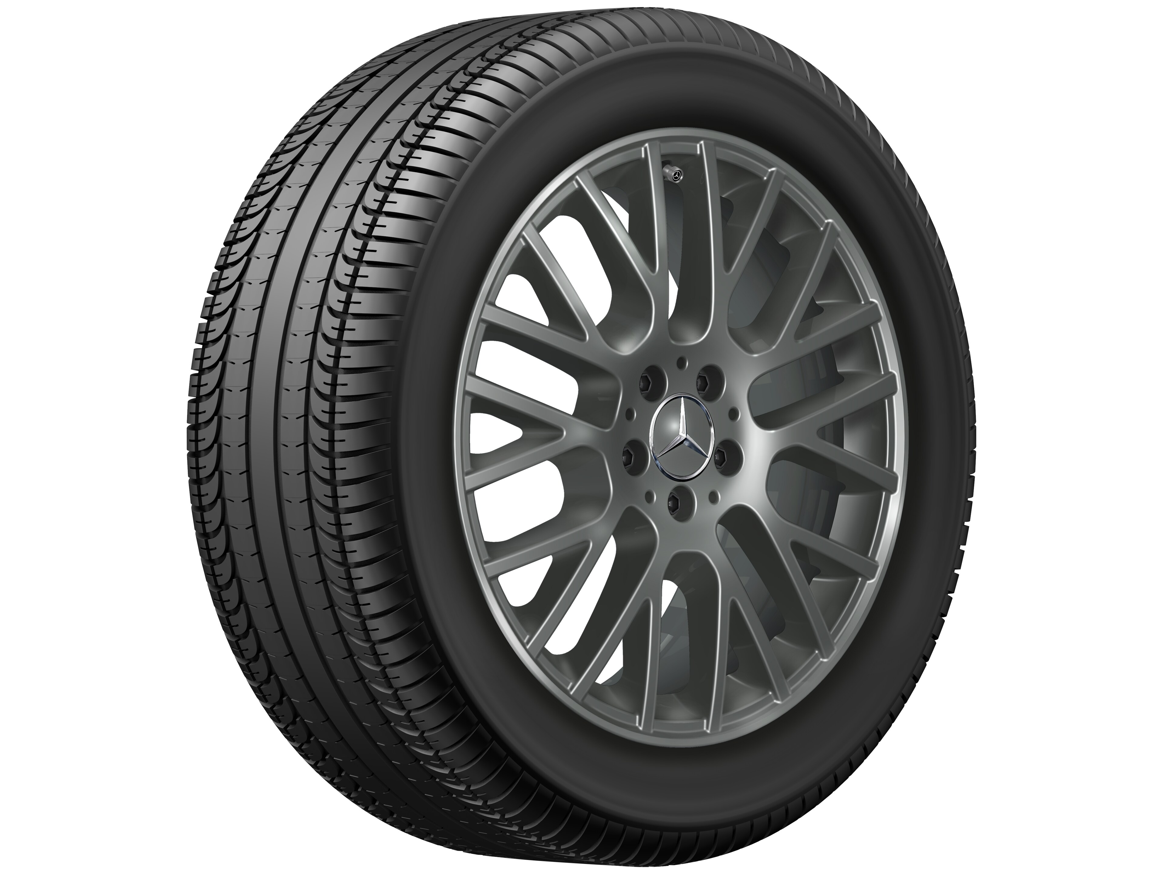 Y-Speichen-Rad, 19 Zoll, 8 J x 19 ET 61, grau Himalaya