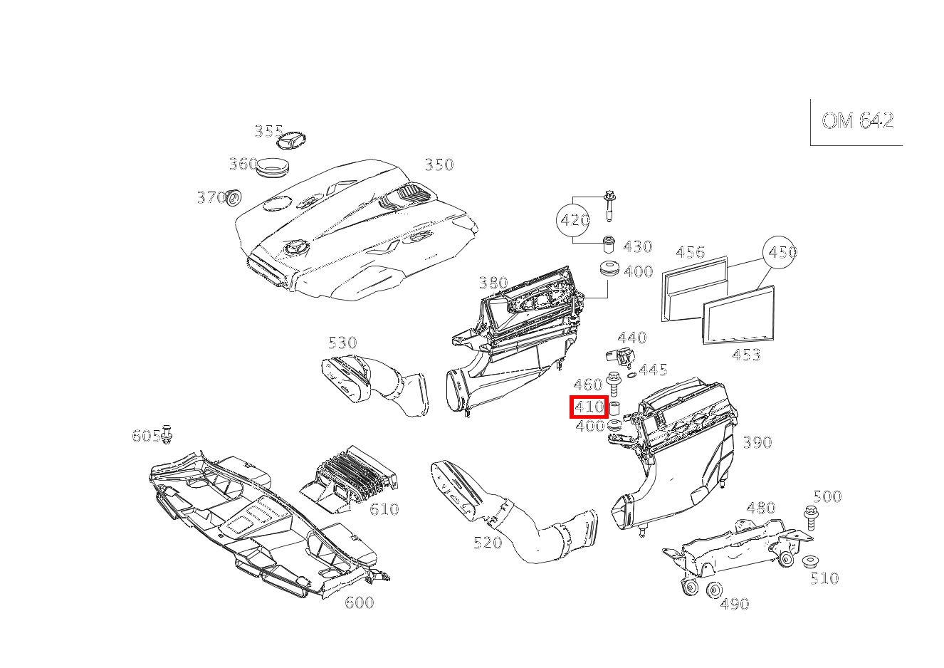 Buchse BEFESTIGUNG LUFTFILTERGEHAEUSE VORNE E350T BT 4M 212 Buchse BEFESTIGUNG LUFTFILTERGEHAEUSE VORNE E350T BT 4M 212