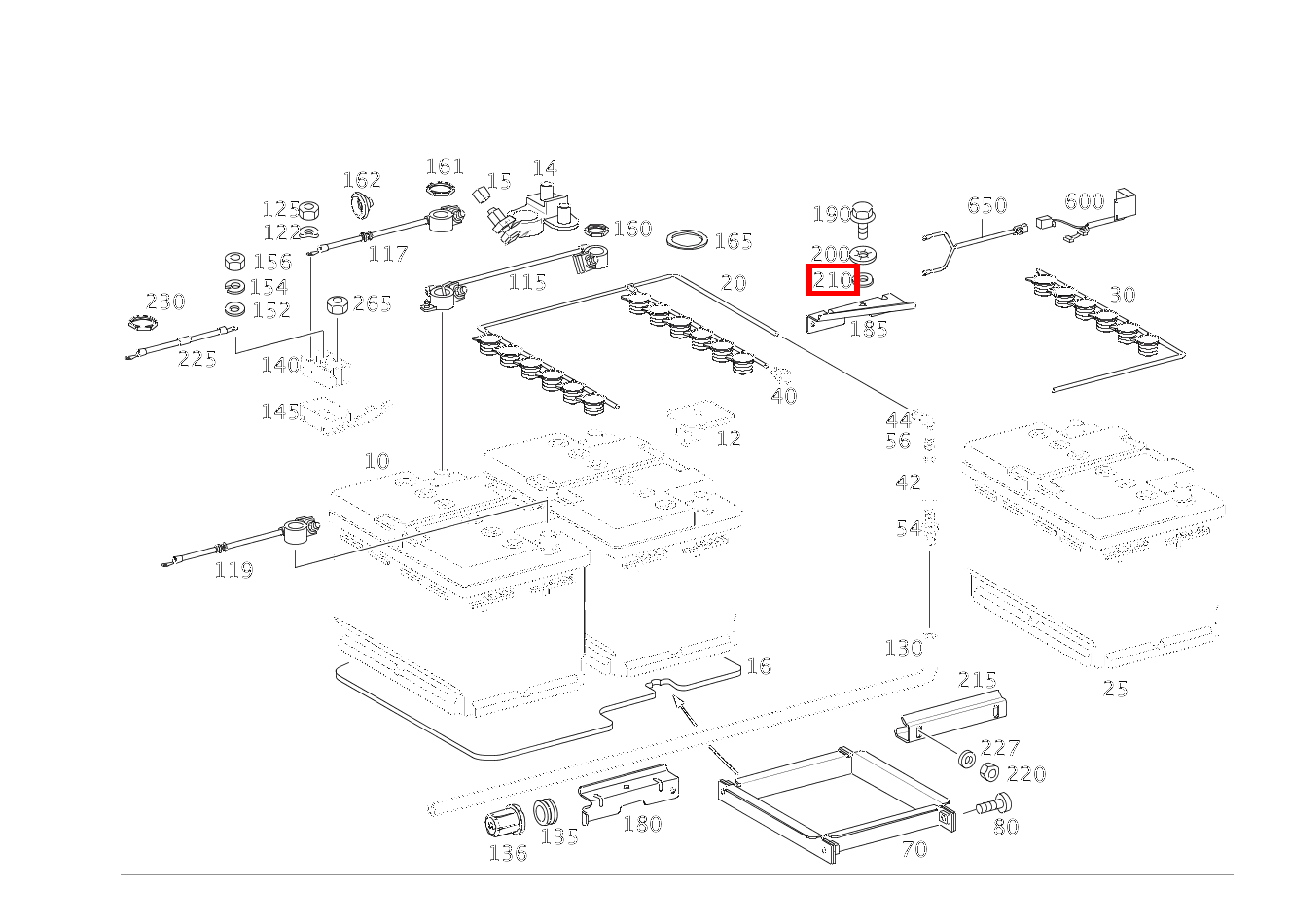 Scheibe BATTERIEBEFESTIGUNG G 300 CDI/4X4/3428 Lang 461