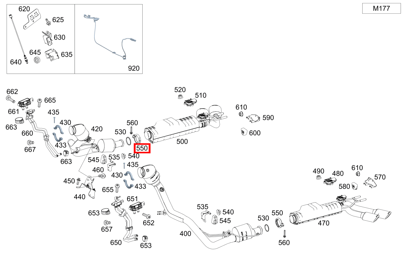 Rohrschelle Abgasanlage Zwischen Katalysator und Nachschalldämpfer Mercedes-AMG G 63 463 Rohrschelle Abgasanlage Zwischen Katalysator und Nachschalldämpfer Mercedes-AMG G 63 463
